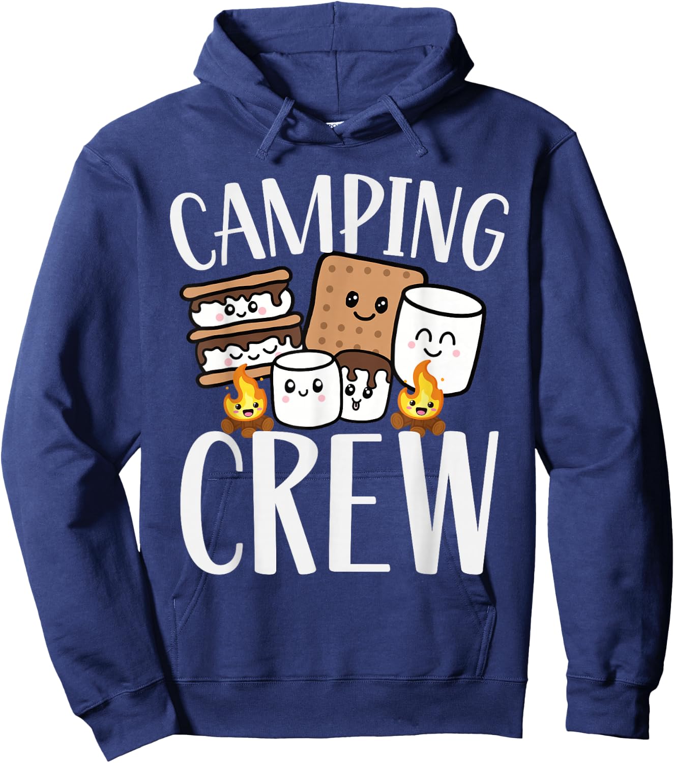 Camping Crew Smore Campfire Group Squad Team Kids Men Women Hoodie - Hoodie | Navy