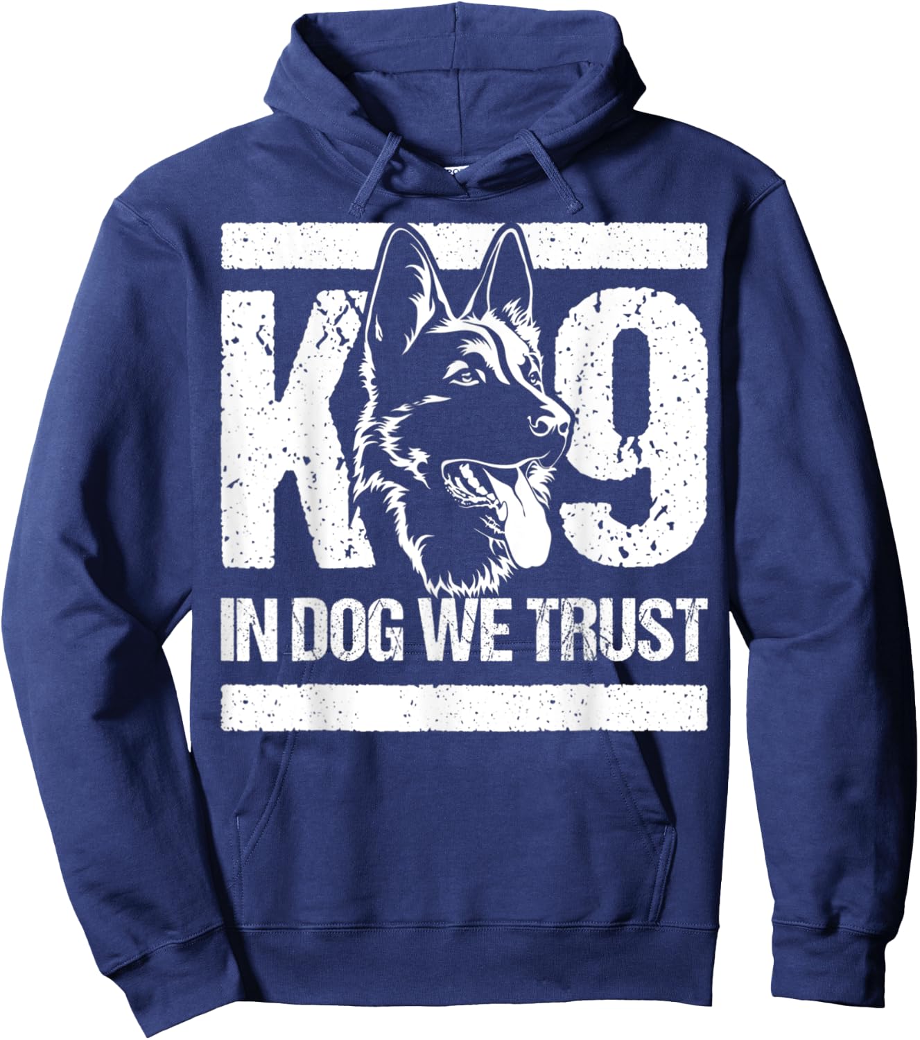 K9 Dog Unit Police Officer - K-9 In Dogs We Trust Men Women Kids Hoodie - Hoodie | Navy