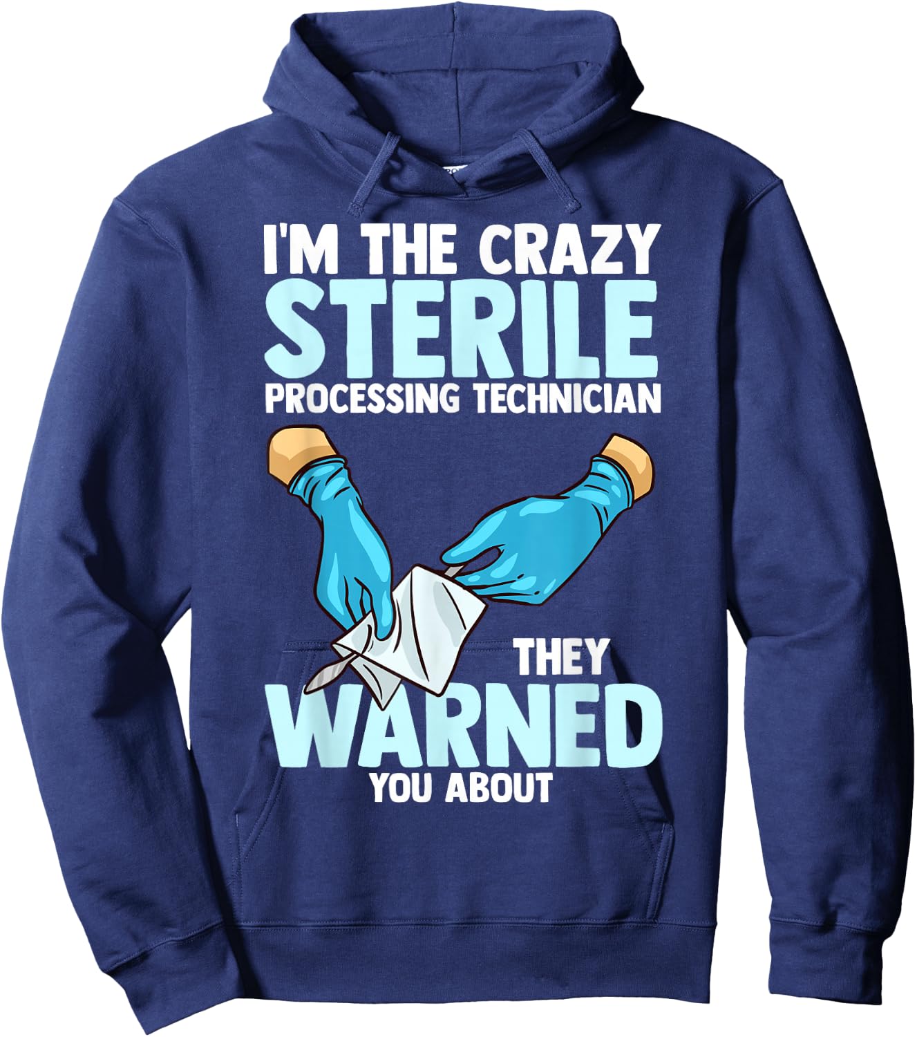 Sterile Processing Technician Instruments Tech Certification Hoodie - Hoodie | Navy