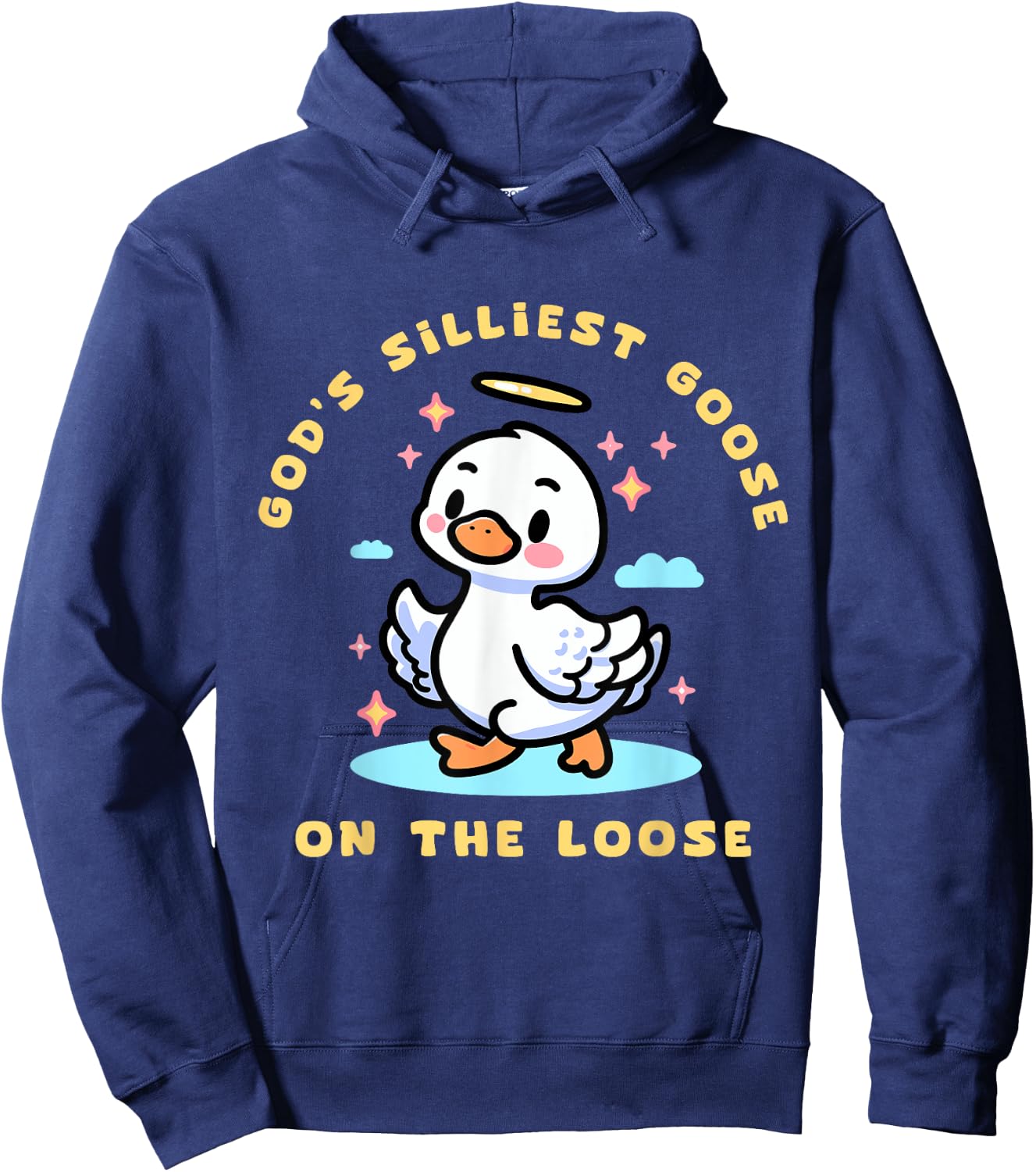 Gods Silliest Goose Costume for Kids Funny Gifts Silly Goose Hoodie - Hoodie | Navy