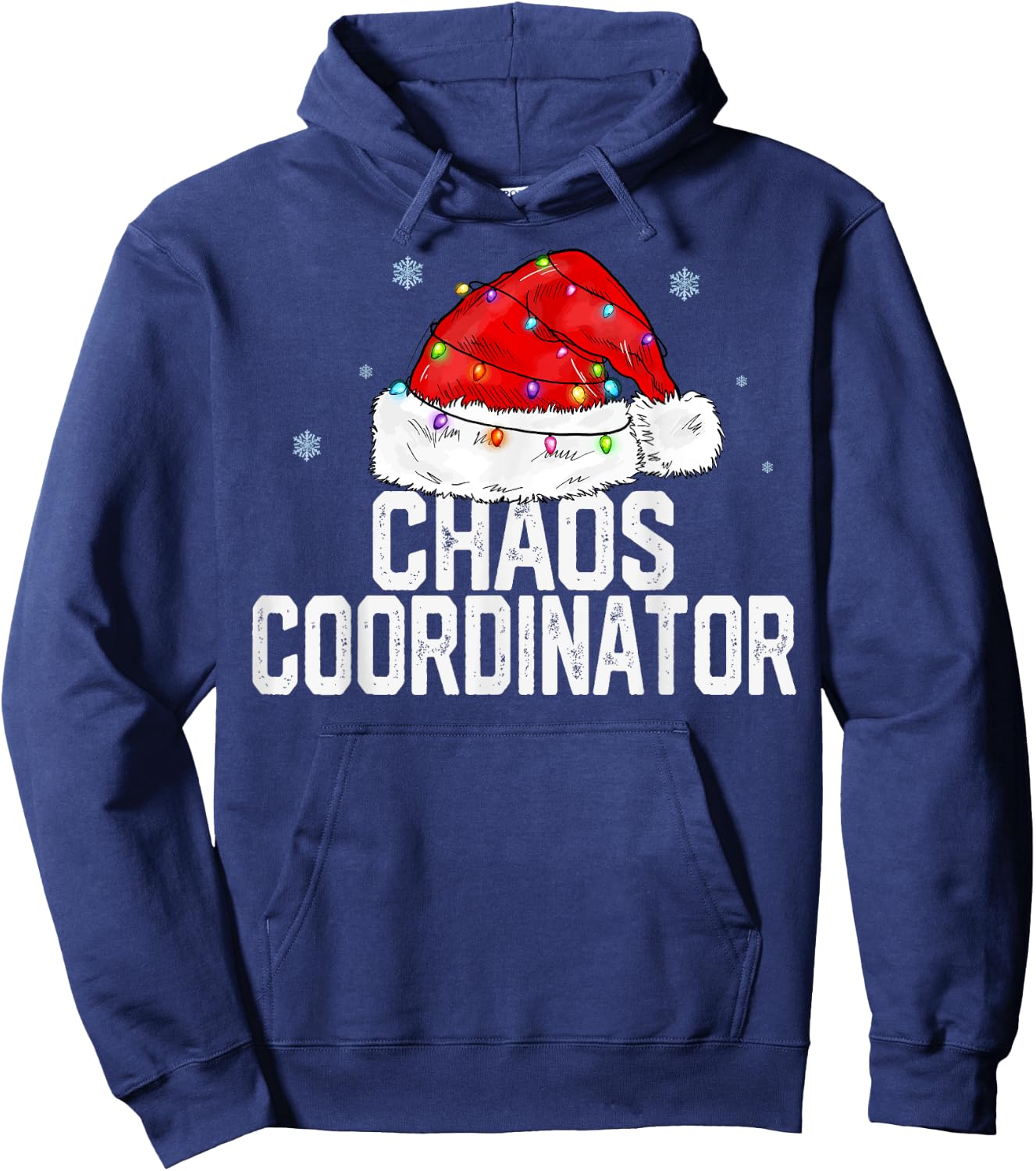Chaos Coordinator Christmas Women Family Matching Group Xmas Hoodie - Hoodie | Navy