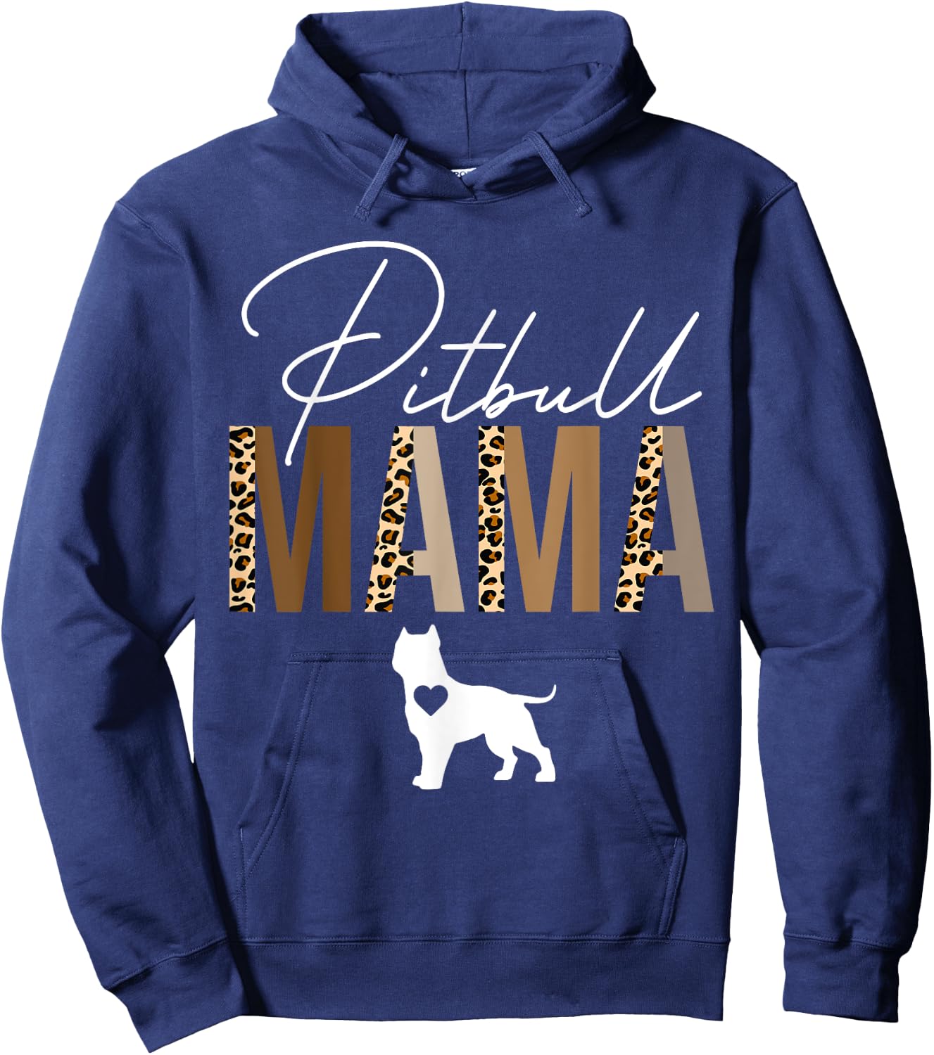 Pitbull mom shirts pitbull mama dog mom pet Hoodie - Hoodie | Navy
