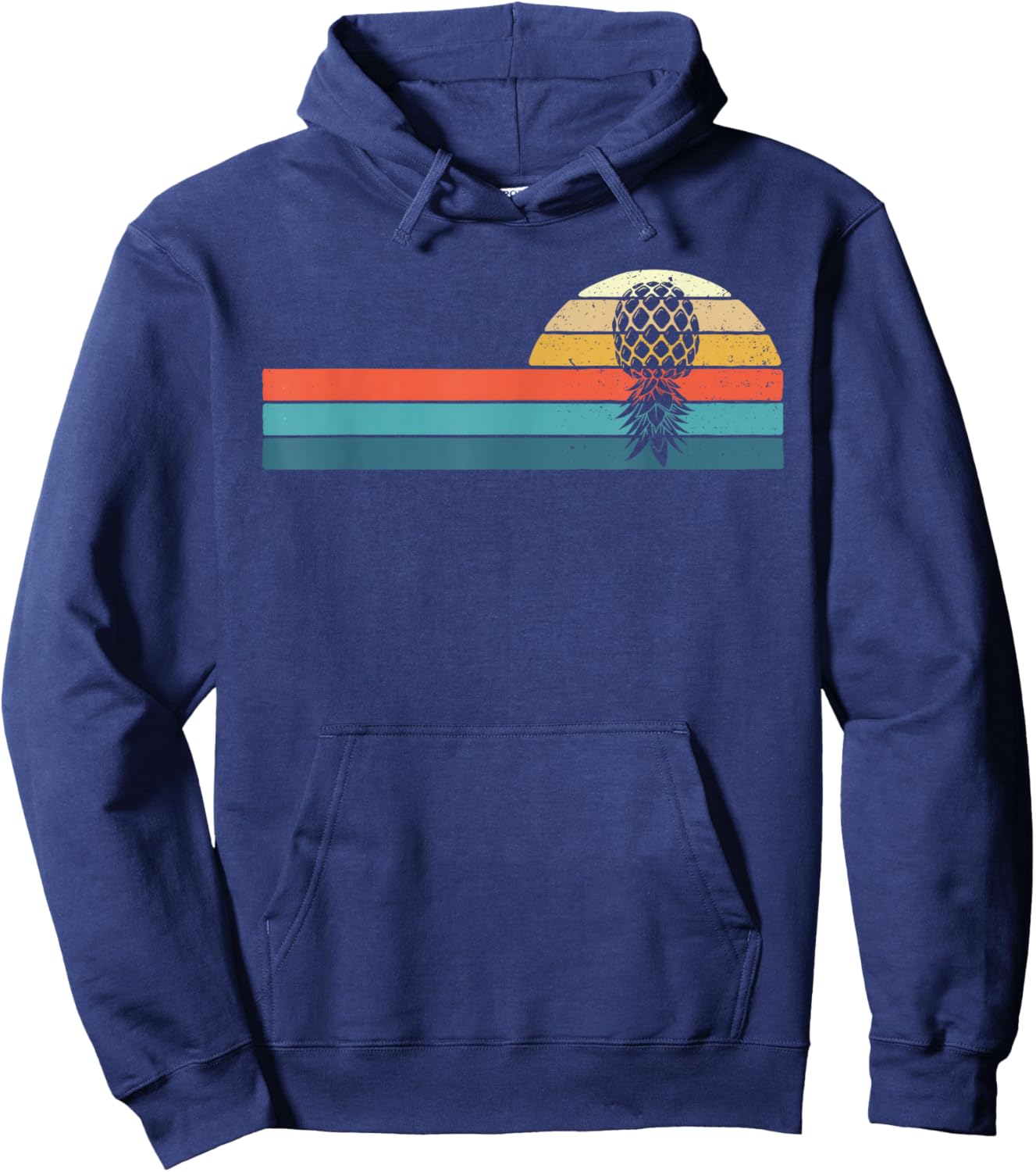 Upside Down Pineapple - Swinger Swinging Lifestyle Hoodie - Hoodie | Navy