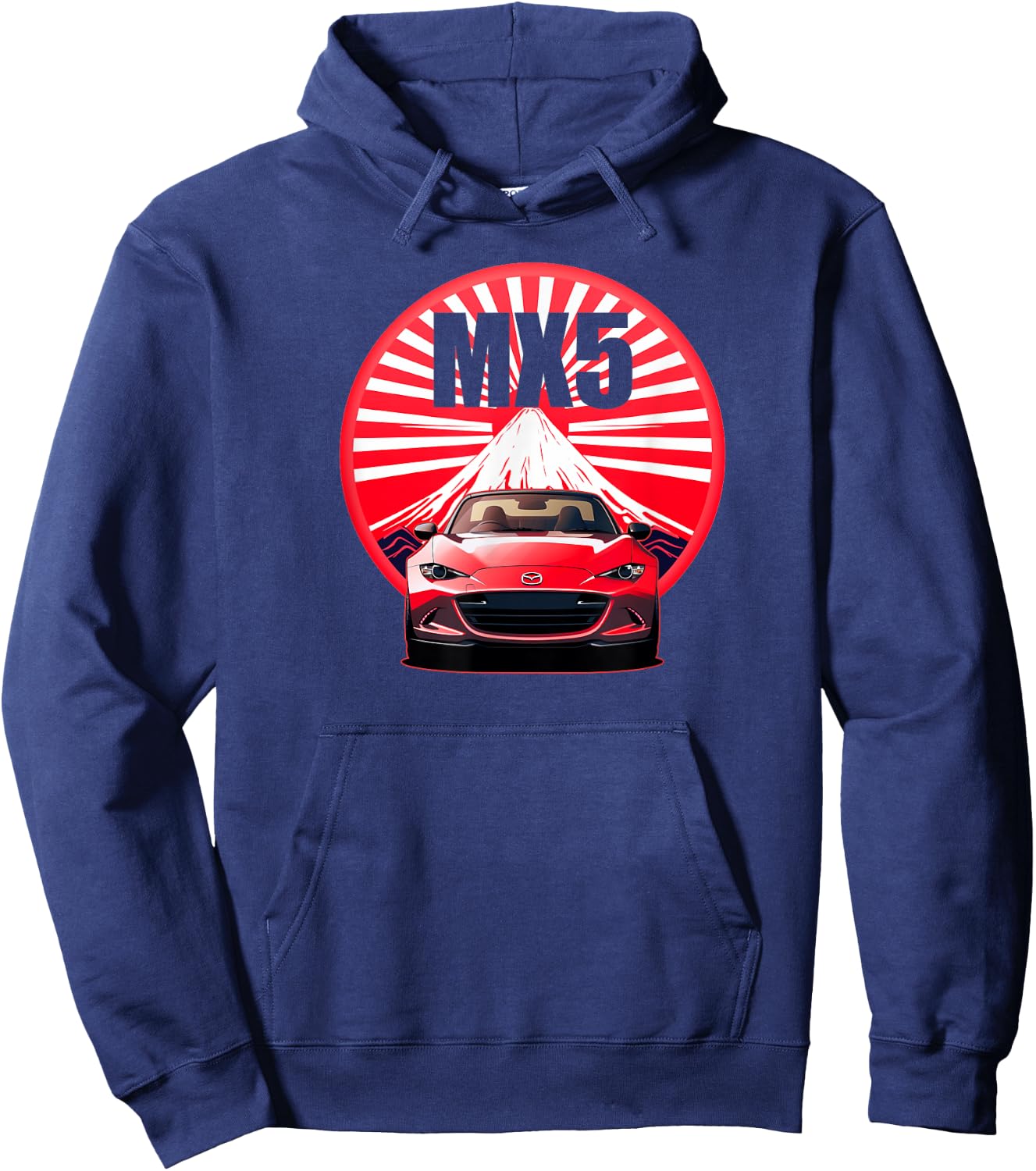 MX5 Classic Retro Sport design Hoodie - Hoodie | Navy
