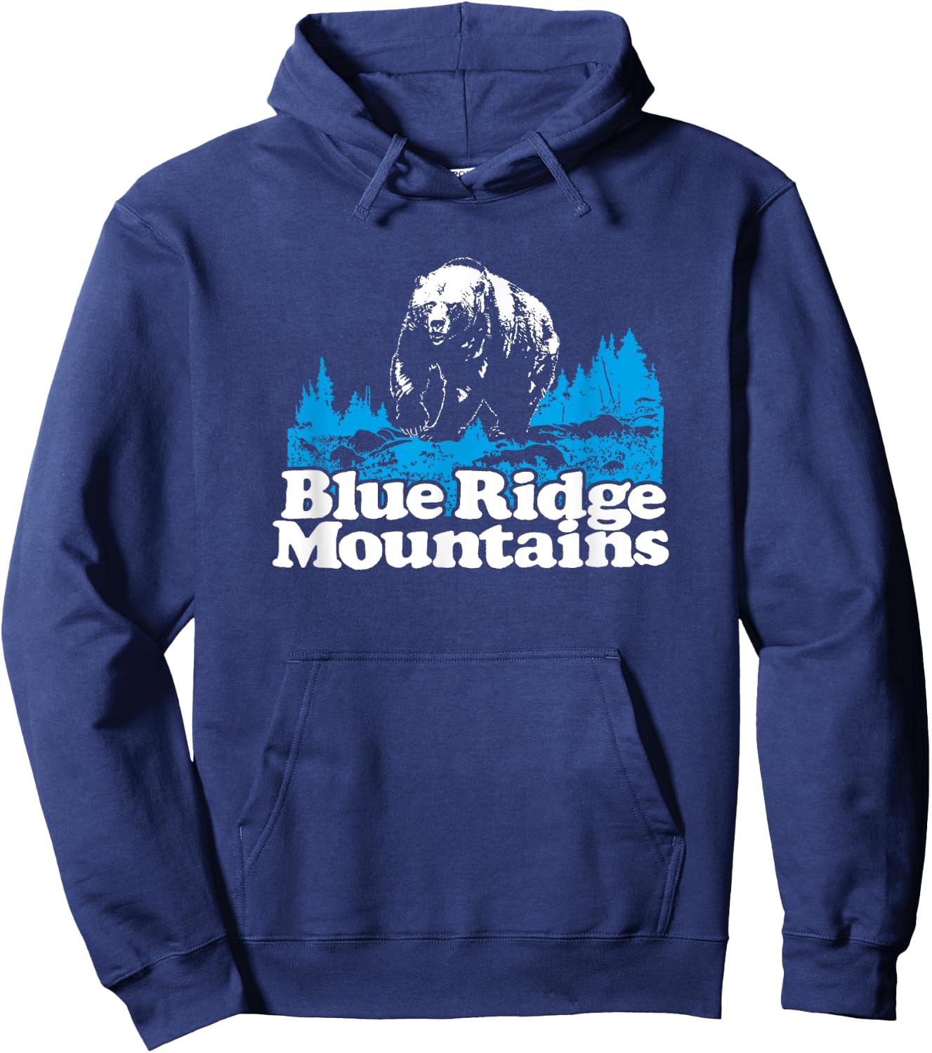 Blue Ridge Mountains National Park Bear Hoodie - Hoodie | Navy