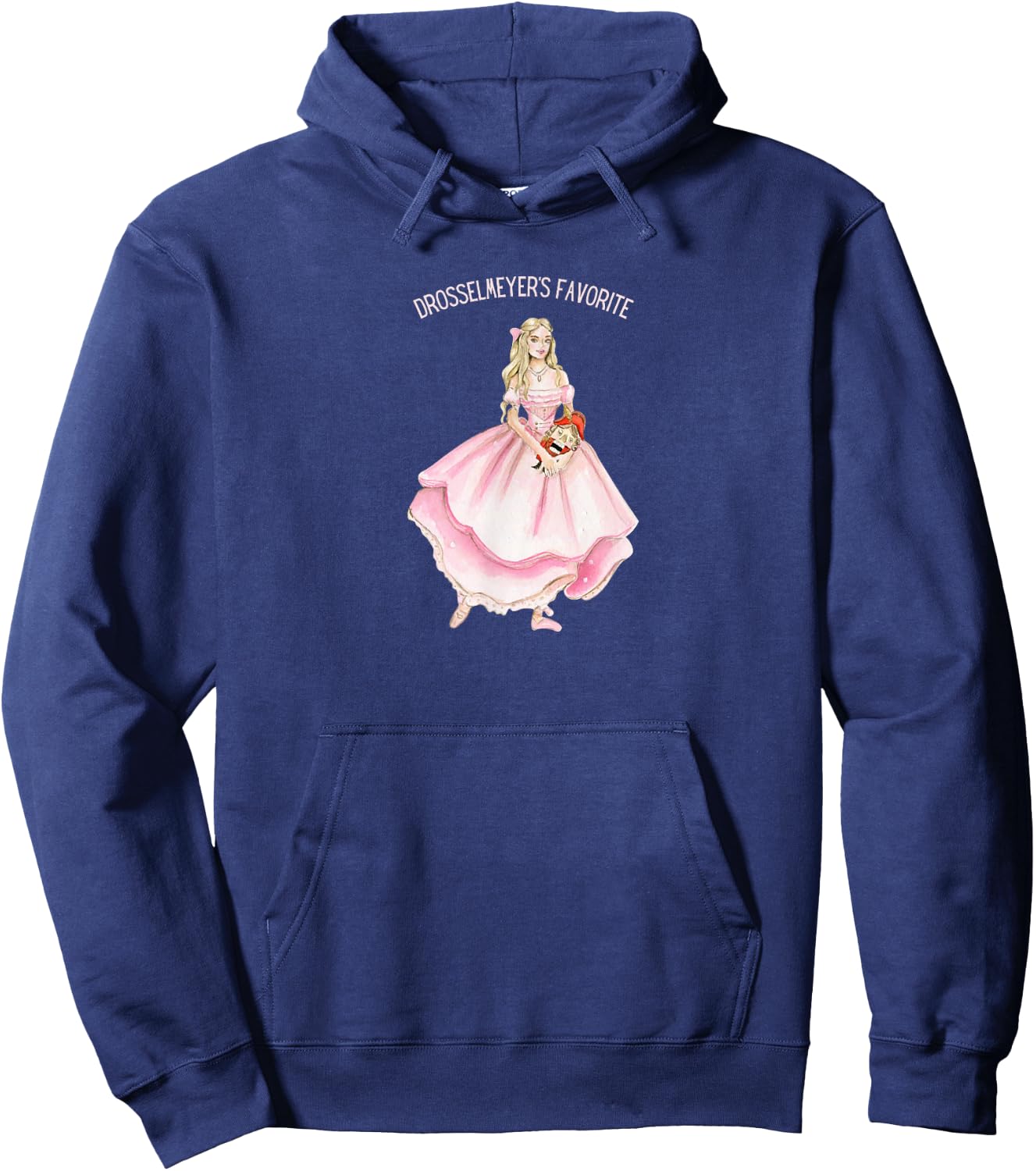 Drosselmeyer's Favorite Dancer Clara Nutcracker Ballet Hoodie - Hoodie | Navy