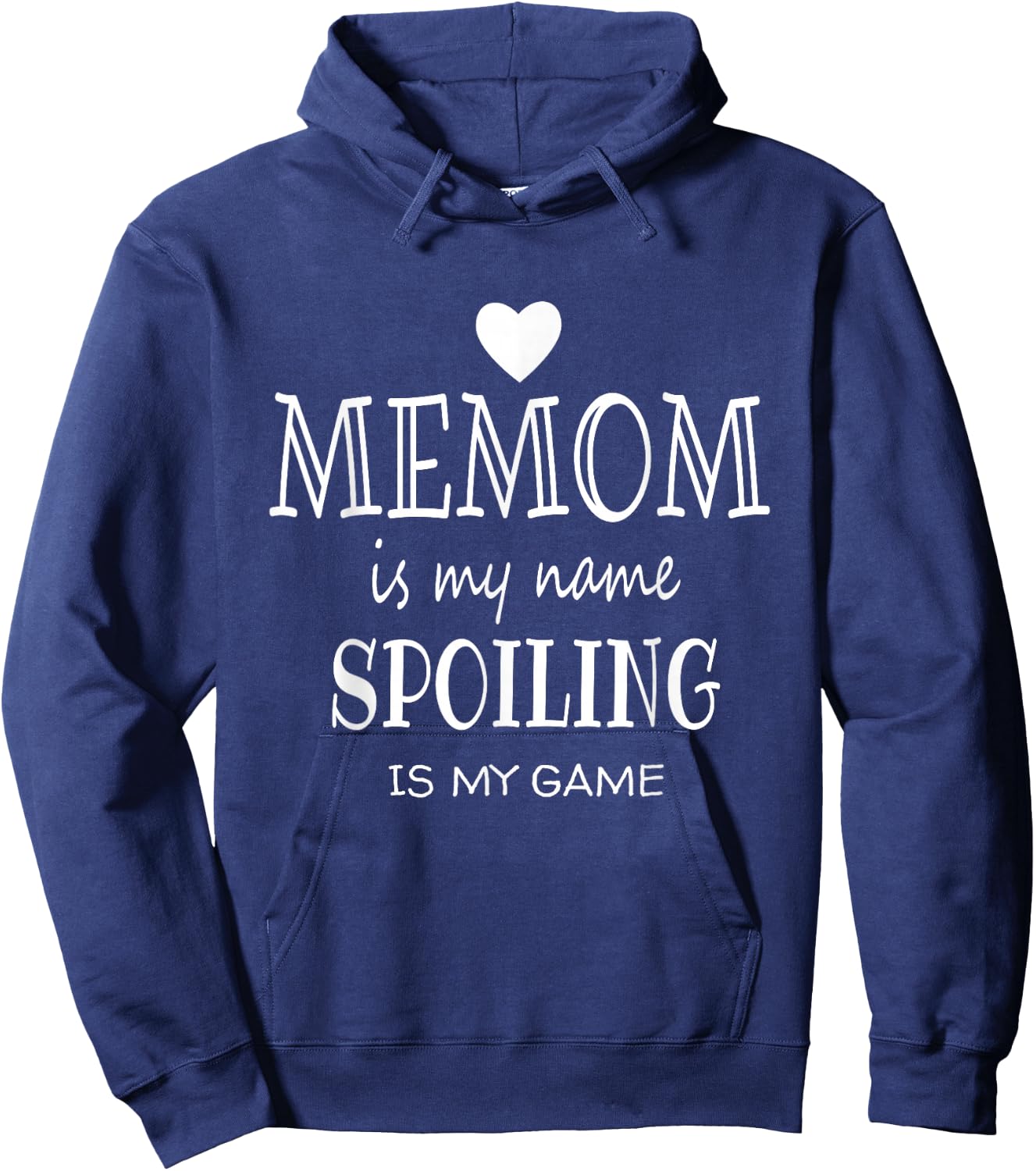 Memom Is My Name Special Grandma Hoodie - Hoodie | Navy
