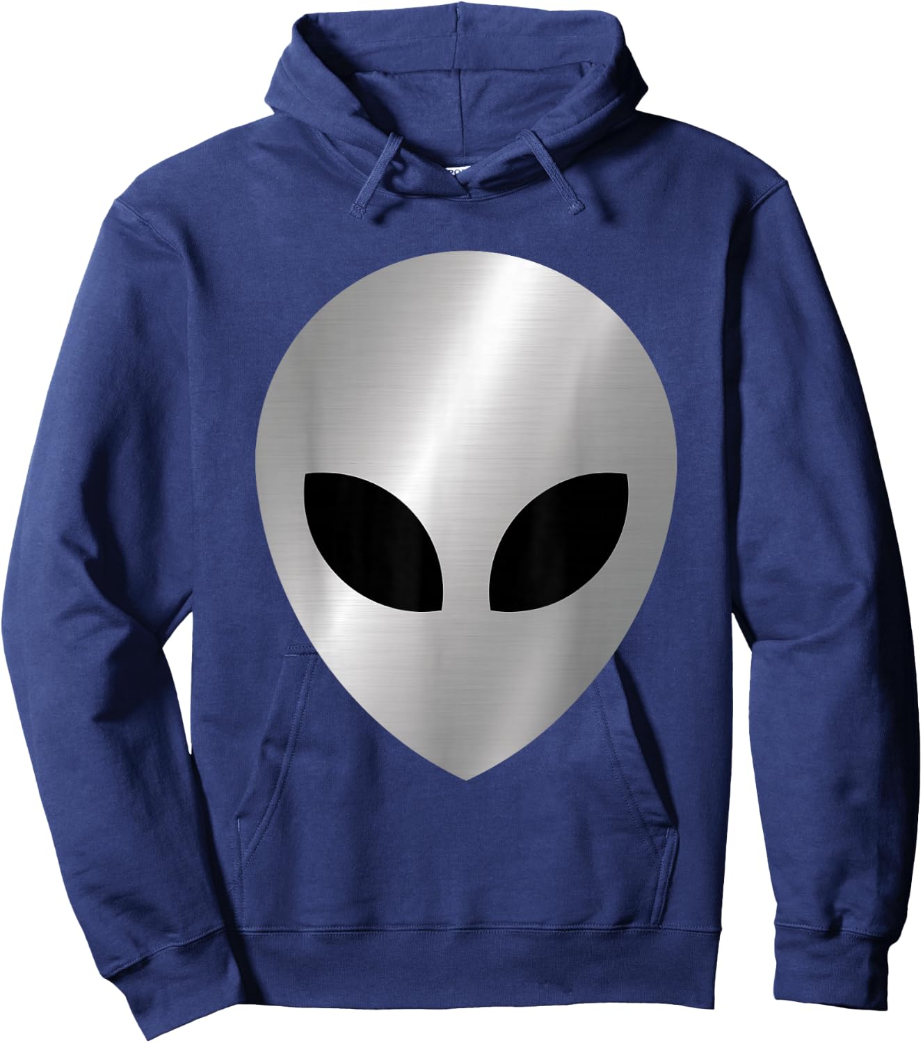 Alien Head T Shirt Colorful Alien Rave thanksgiving Hoodie - Hoodie | Navy