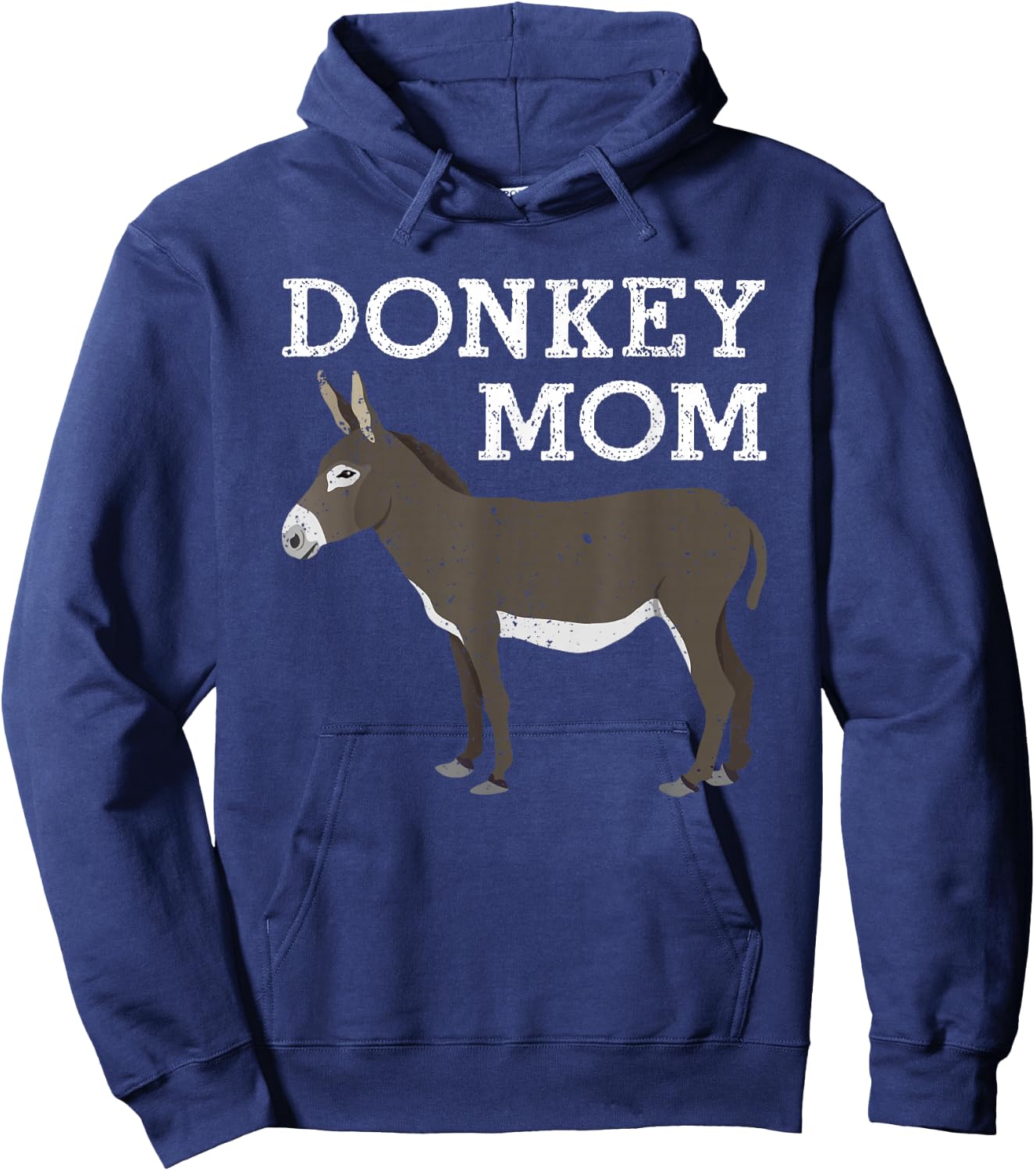 Cool Donkey Design For Mom Women Donkey Lover Animal Farmer Hoodie - Hoodie | Navy