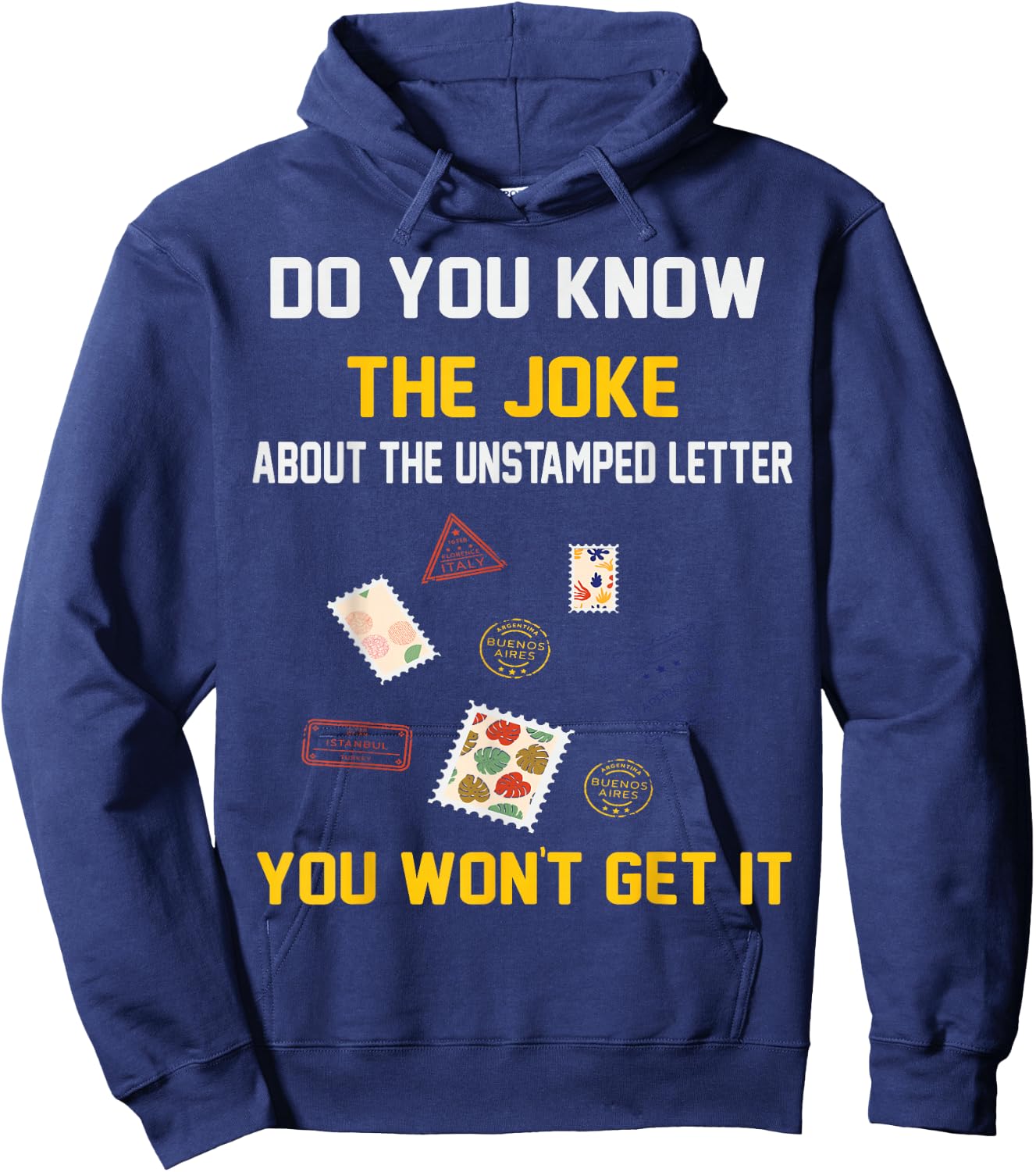 Funny Postal Worker Mail Man Delivery Service Post Office Hoodie - Hoodie | Navy