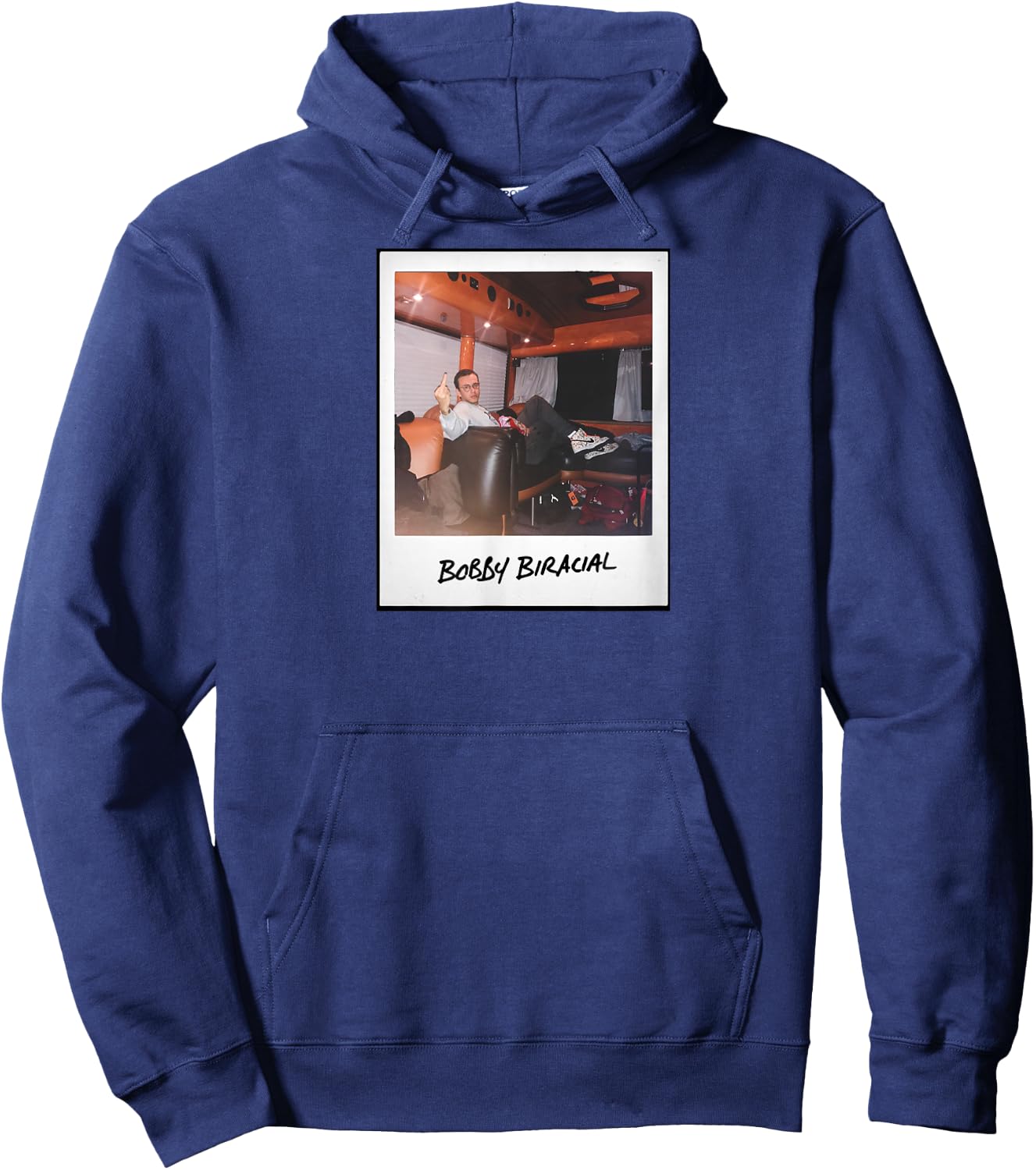 Logic Polaroid Finger Hoodie - Hoodie | Navy