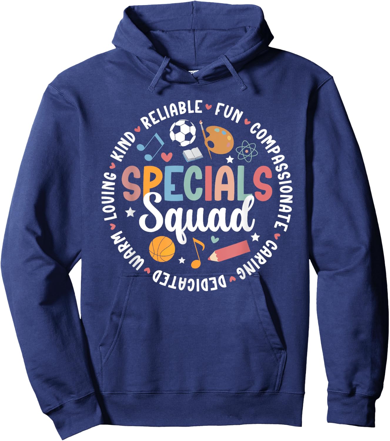 Specials Squad Appreciation Specials Team Specials Teacher Hoodie - Hoodie | Navy