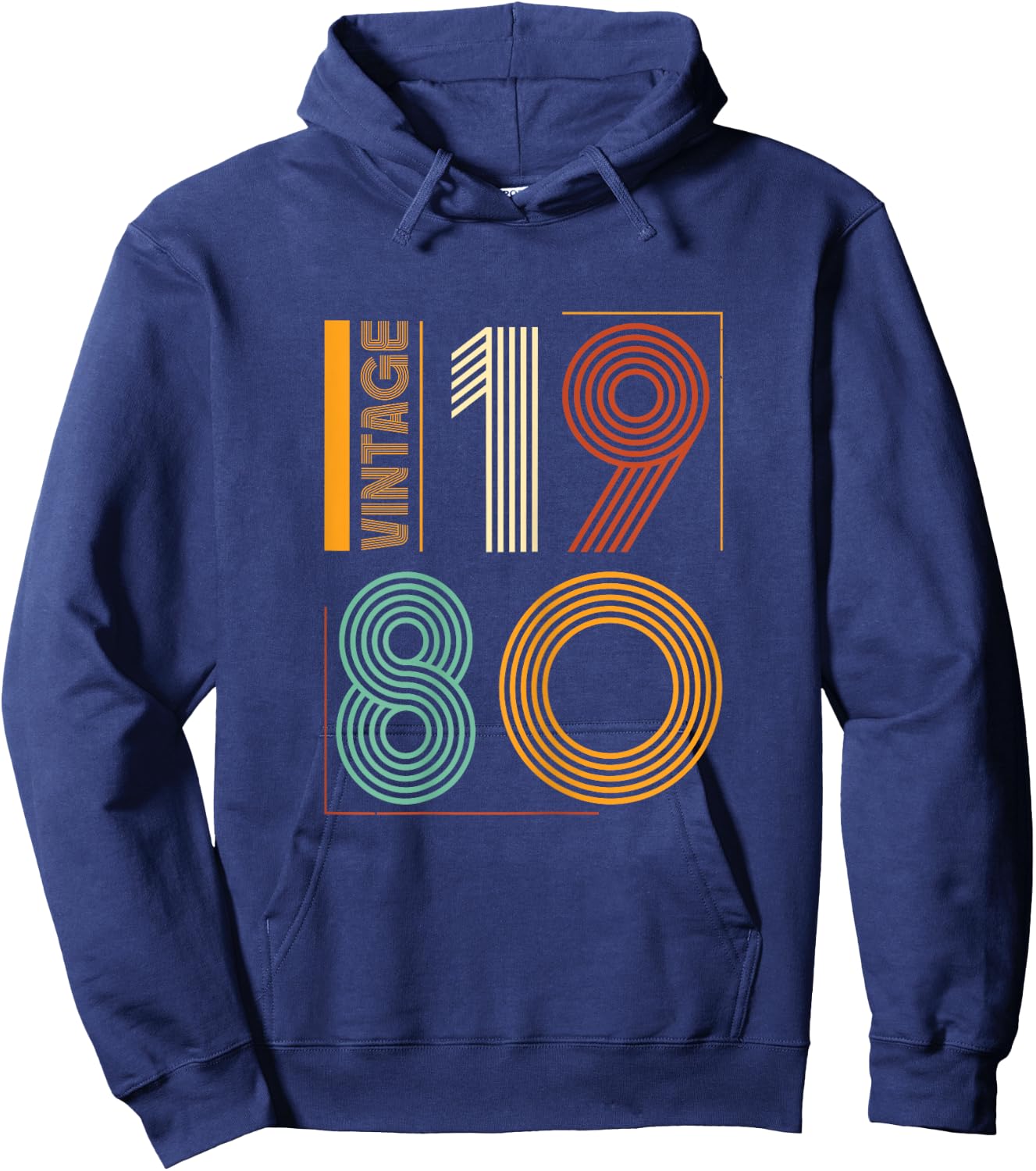 Vintage 1980 Women Limited Edition BDay 1980 Birthday Hoodie - Hoodie | Navy