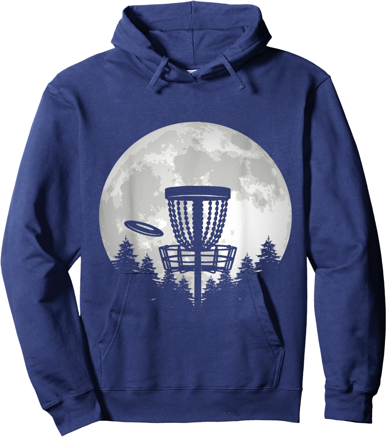 Disc Sport Moon Frolf Flying Disc Golf Player Disc Golf Hoodie - Hoodie | Navy