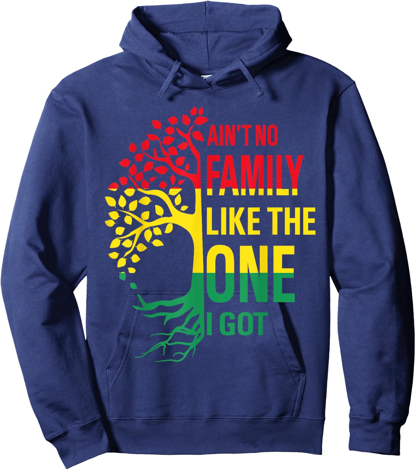 Ain't No Family Like The One I Got Funny Family Reunion 2025 Hoodie - Hoodie | Navy