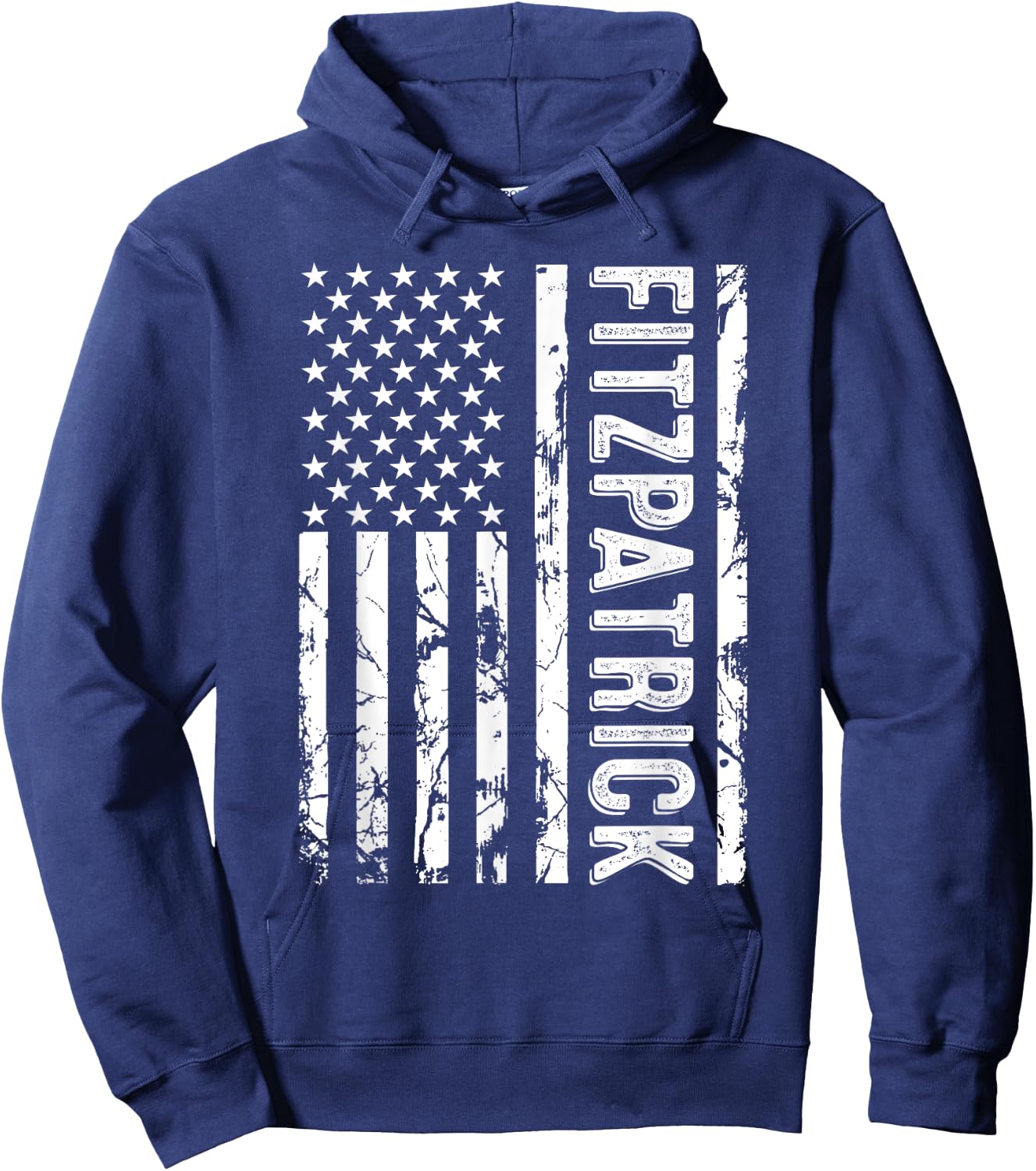 Fitzpatrick Last Name Funny Surname Team Family Reunion Hoodie - Hoodie | Navy