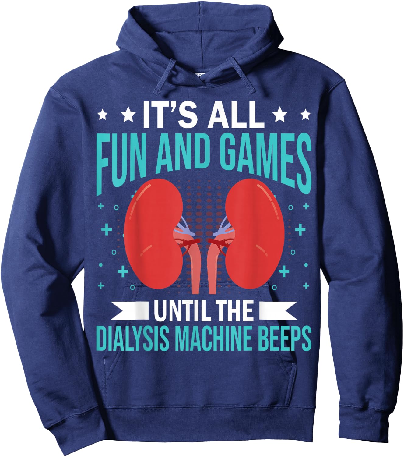 Renal Dialysis Nurse Hoodie - Hoodie | Navy