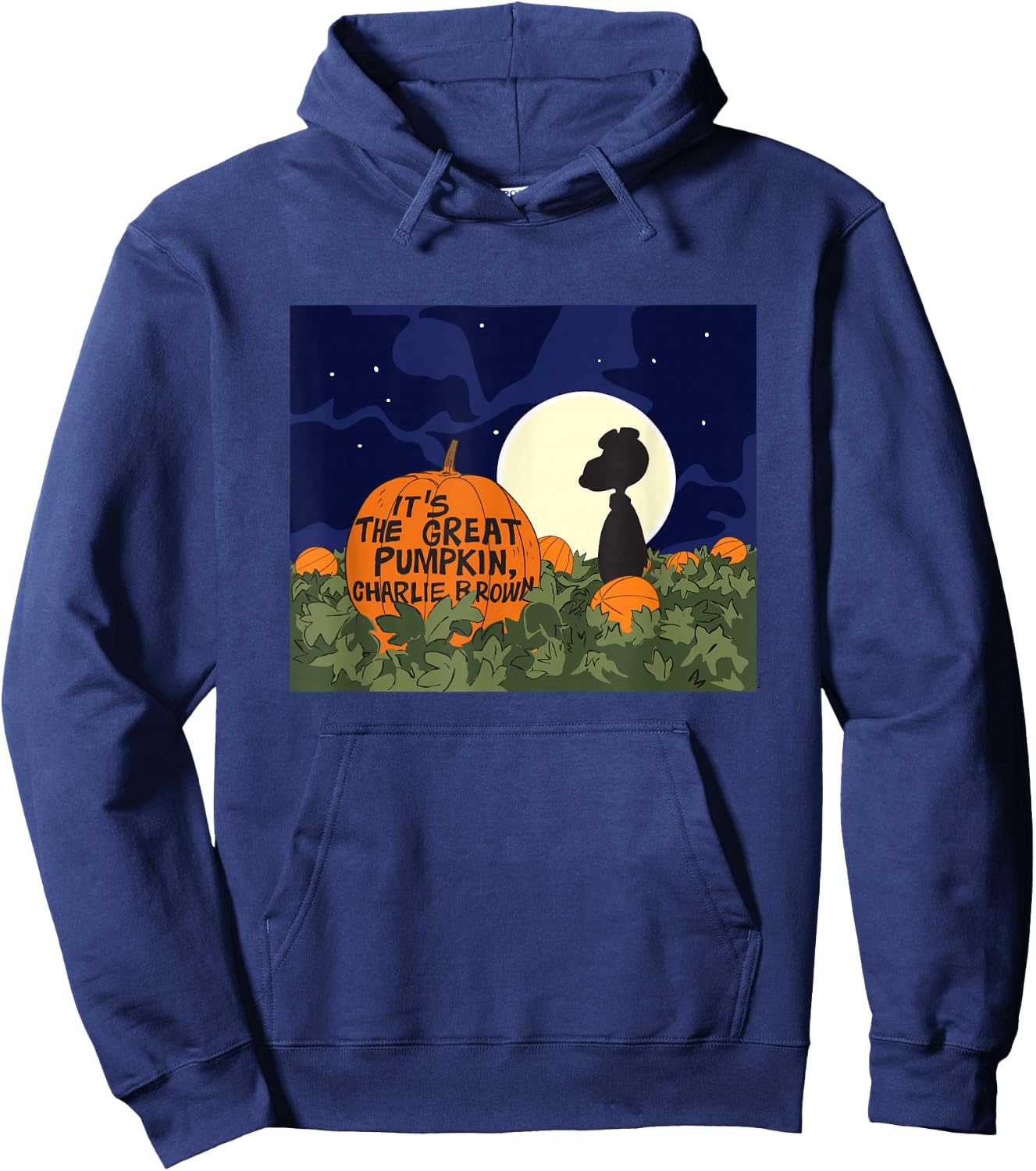 Peanuts Snoopy Its The Great Pumpkin Hoodie - Hoodie | Navy