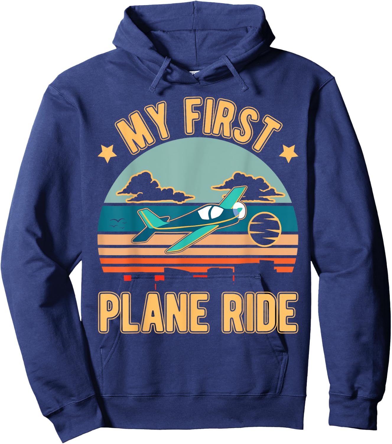 My First Plane Ride Hoodie - Hoodie | Navy