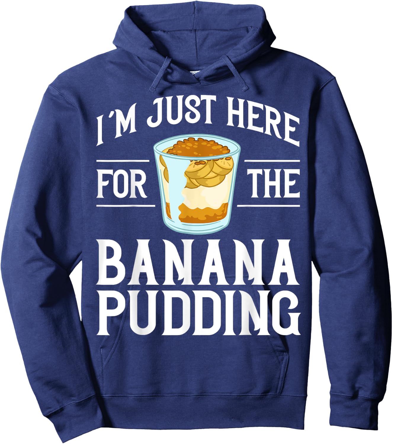 Banana Pudding Recipe Ice Cream Women Girls Kids Hoodie - Hoodie | Navy
