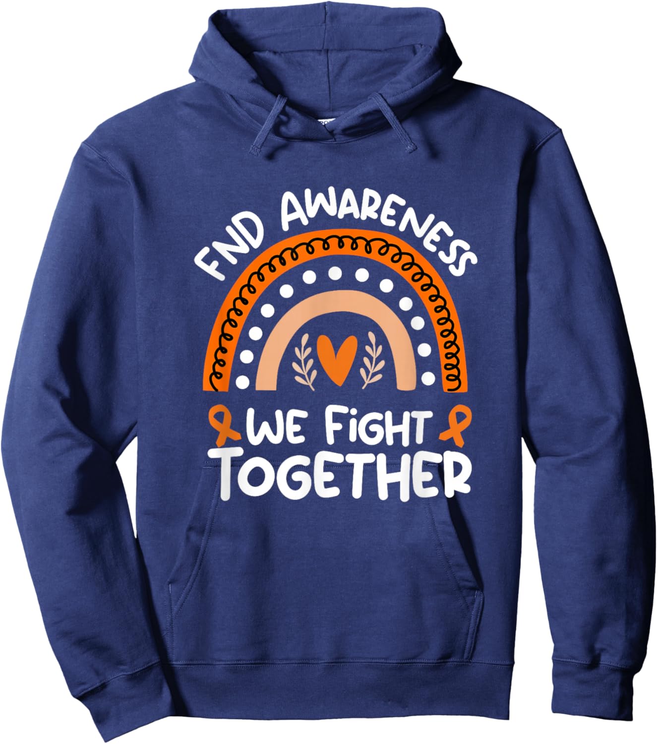 Functional Neurological Disorder Awareness Design | FND Hoodie - Hoodie | Navy