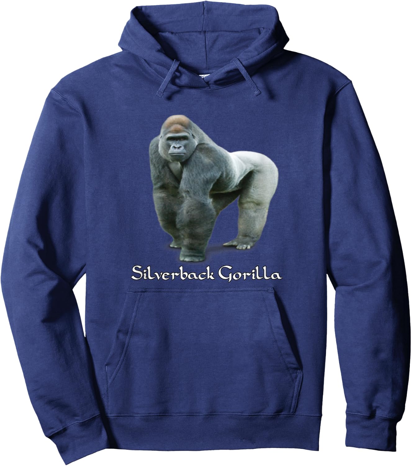 Silverback Gorilla Hoodie - Hoodie | Navy