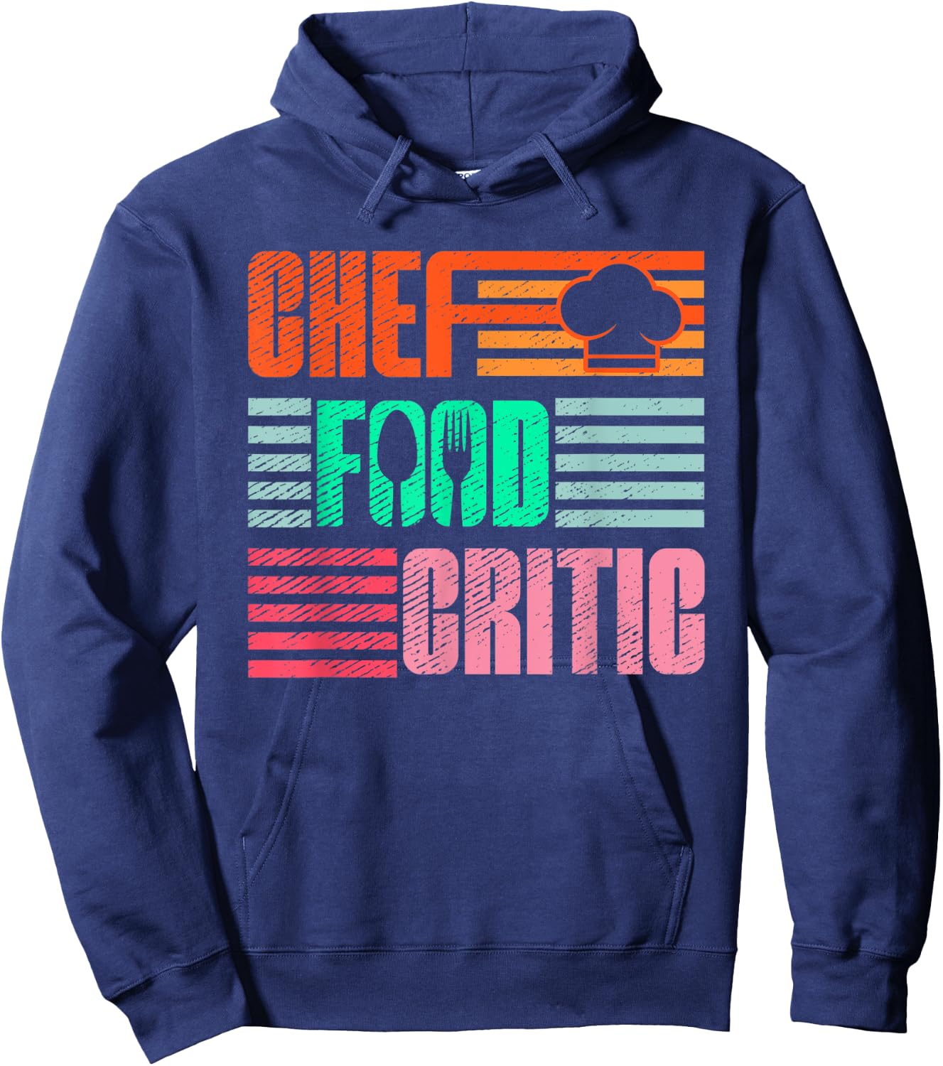 Chef Food Critic | Restaurant Cuisine | Foodie Gourmet Hoodie - Hoodie | Navy