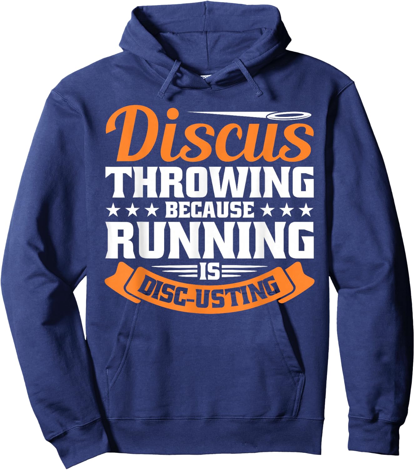 Discus Throwing Discus Track And Field Discus Thrower Hoodie - Hoodie | Navy