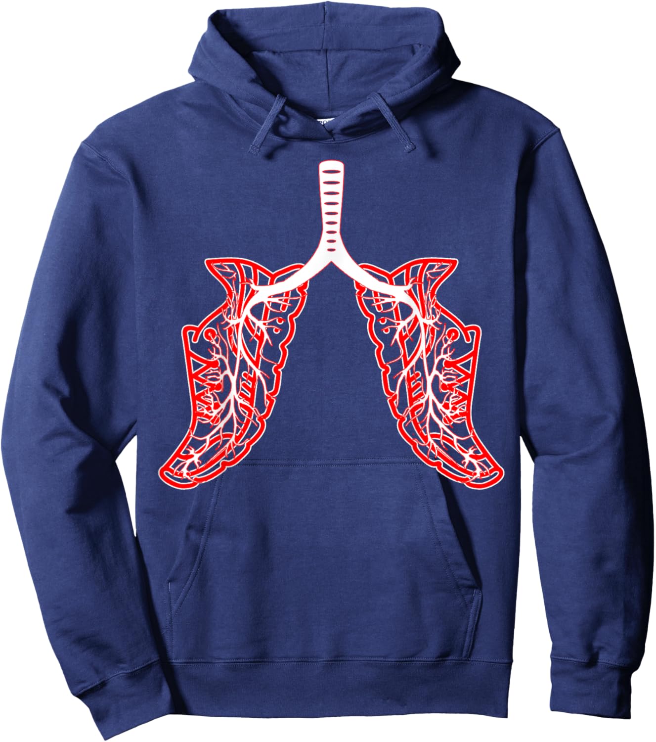 Running Jogging, Funny Running shirt, Running Shoe Lungs Hoodie - Hoodie | Navy