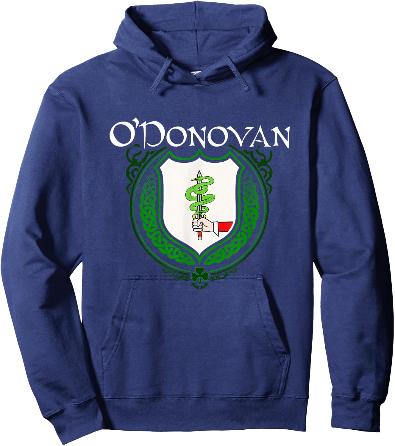 O'Donovan Surname Irish Clan Tartan Badge Ireland Hoodie - Hoodie | Navy