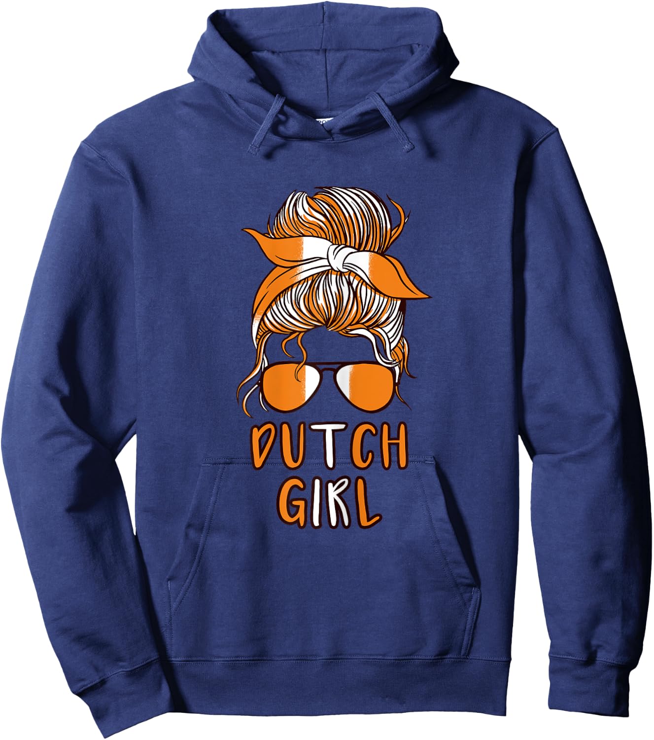 Dutch Girl Holland girls Netherlands Dutch women Hoodie - Hoodie | Navy