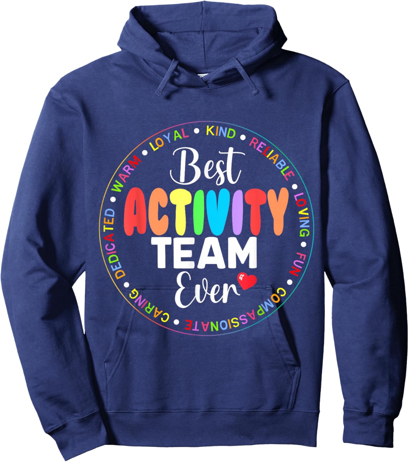 Best Activity Team ever Squad Team Appreciation Week Crew Hoodie - Hoodie | Navy