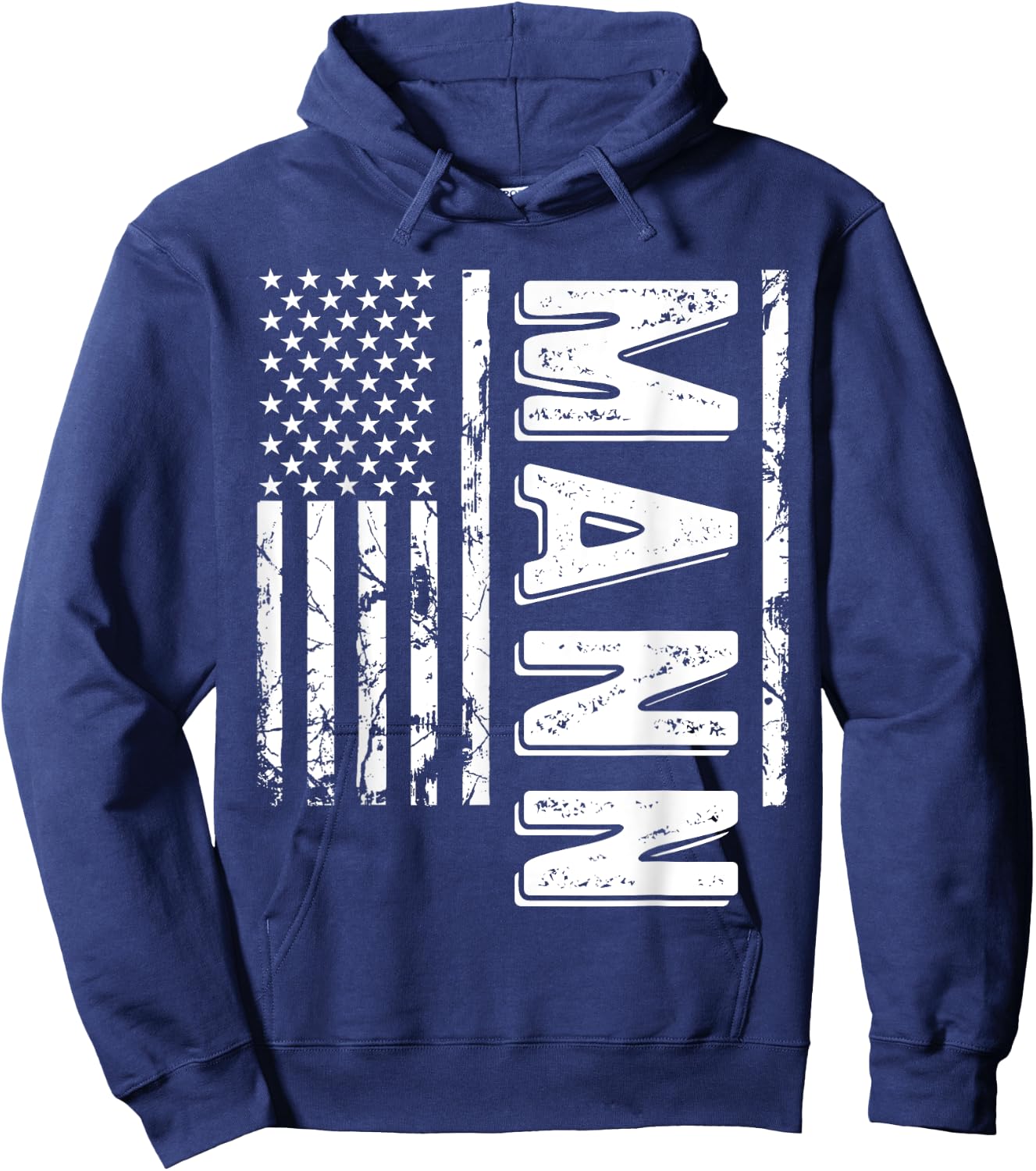 Mann Last Name Funny Surname Team Mann Family Hoodie - Hoodie | Navy