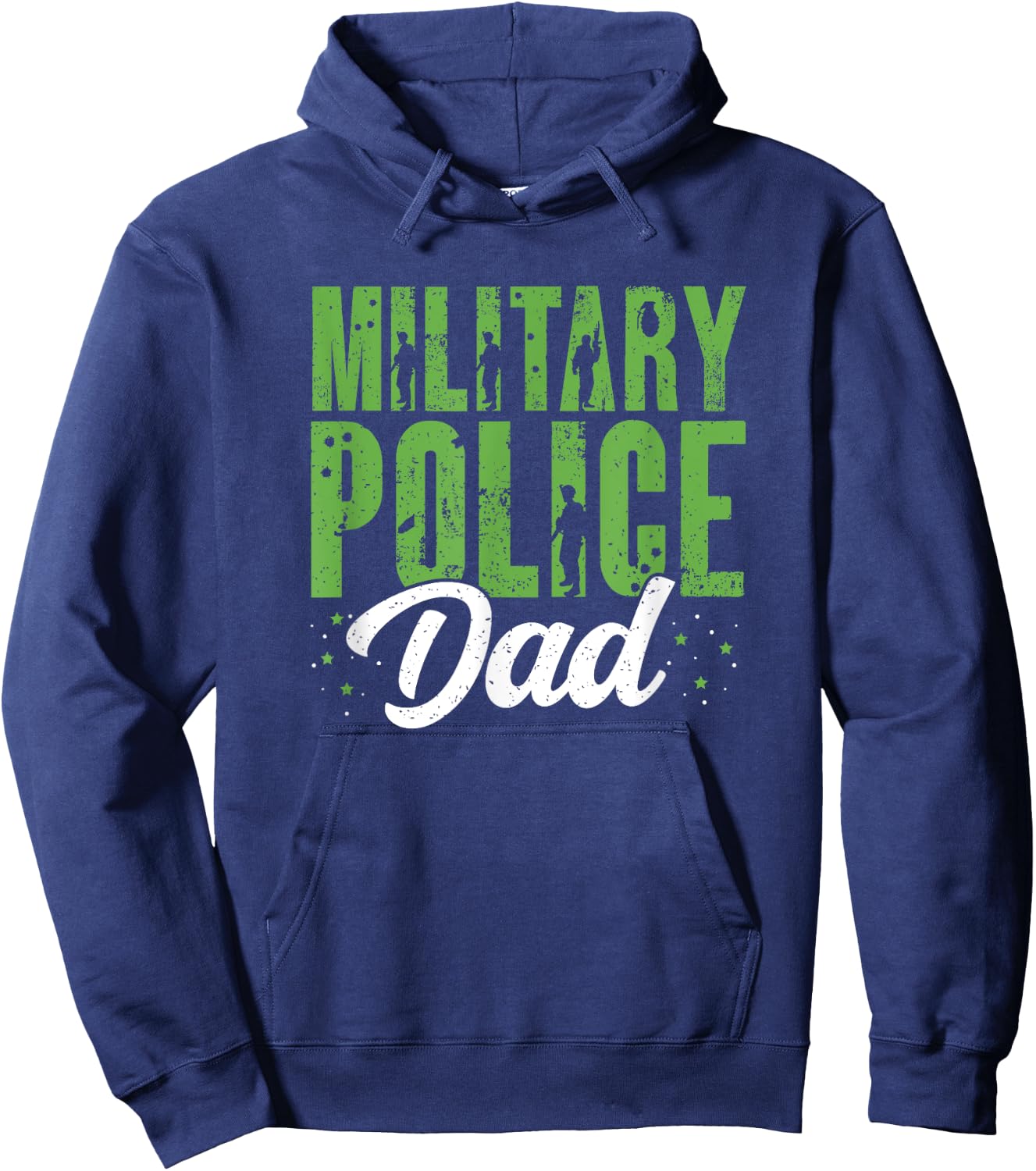 Military Police Dad Law Enforcement Military Veteran Support Hoodie - Hoodie | Navy