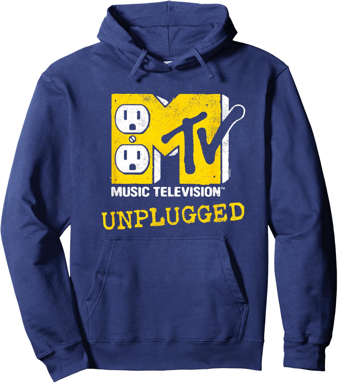 MTV Unplugged - Unplugged MTV Logo Hoodie - Hoodie | Navy