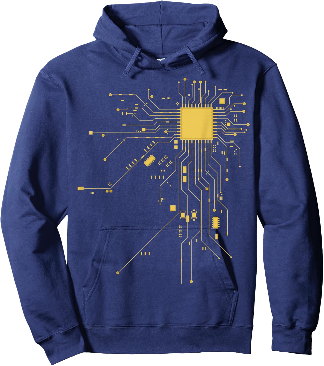 Cool Geek CPU Hoodie - Hoodie | Navy