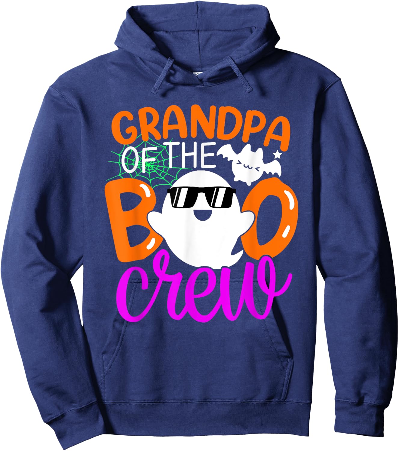 Grandpa Of The Boo Crew Shirt Halloween Family Matching Hoodie - Hoodie | Navy