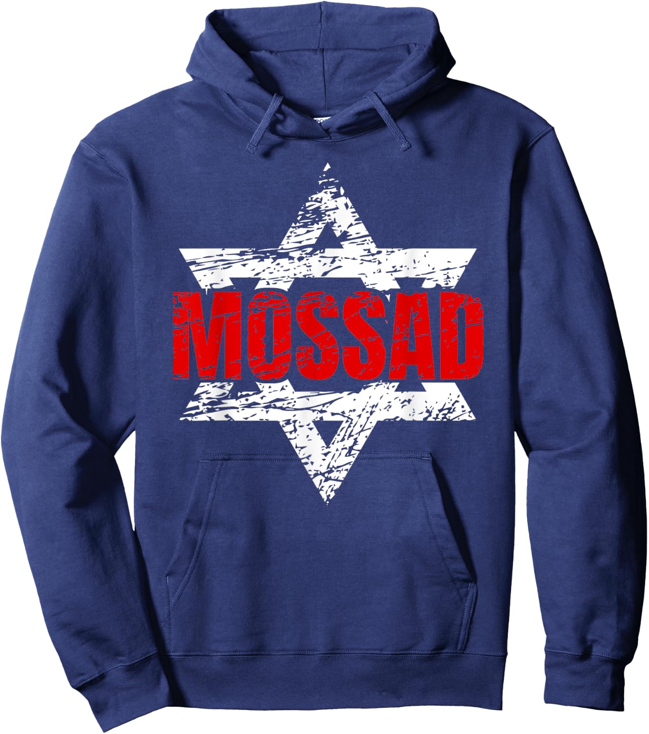 Mossad Israel Israeli Intelligence Tel Aviv Menorah IDF Hoodie - Hoodie | Navy