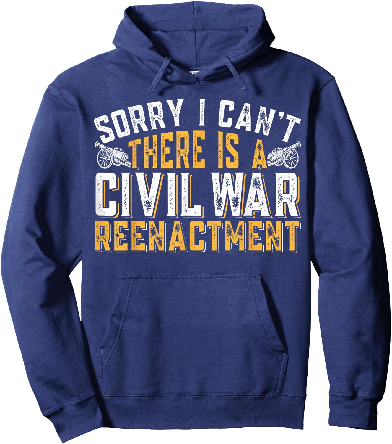 There is a Civil War Reenacting American Civil War Reenactor Hoodie - Hoodie | Navy