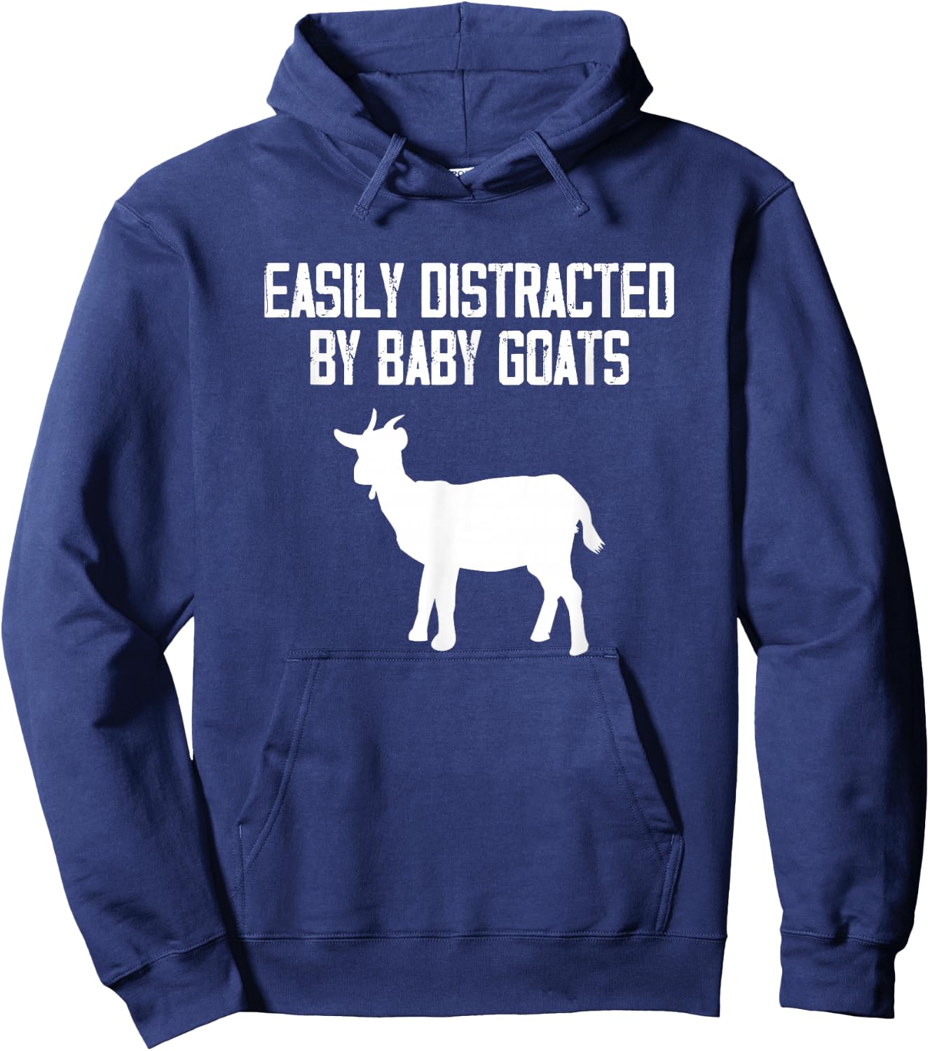 Baby Goat Lover Farm Animal Goat Farming Goat Herder Hoodie - Hoodie | Navy