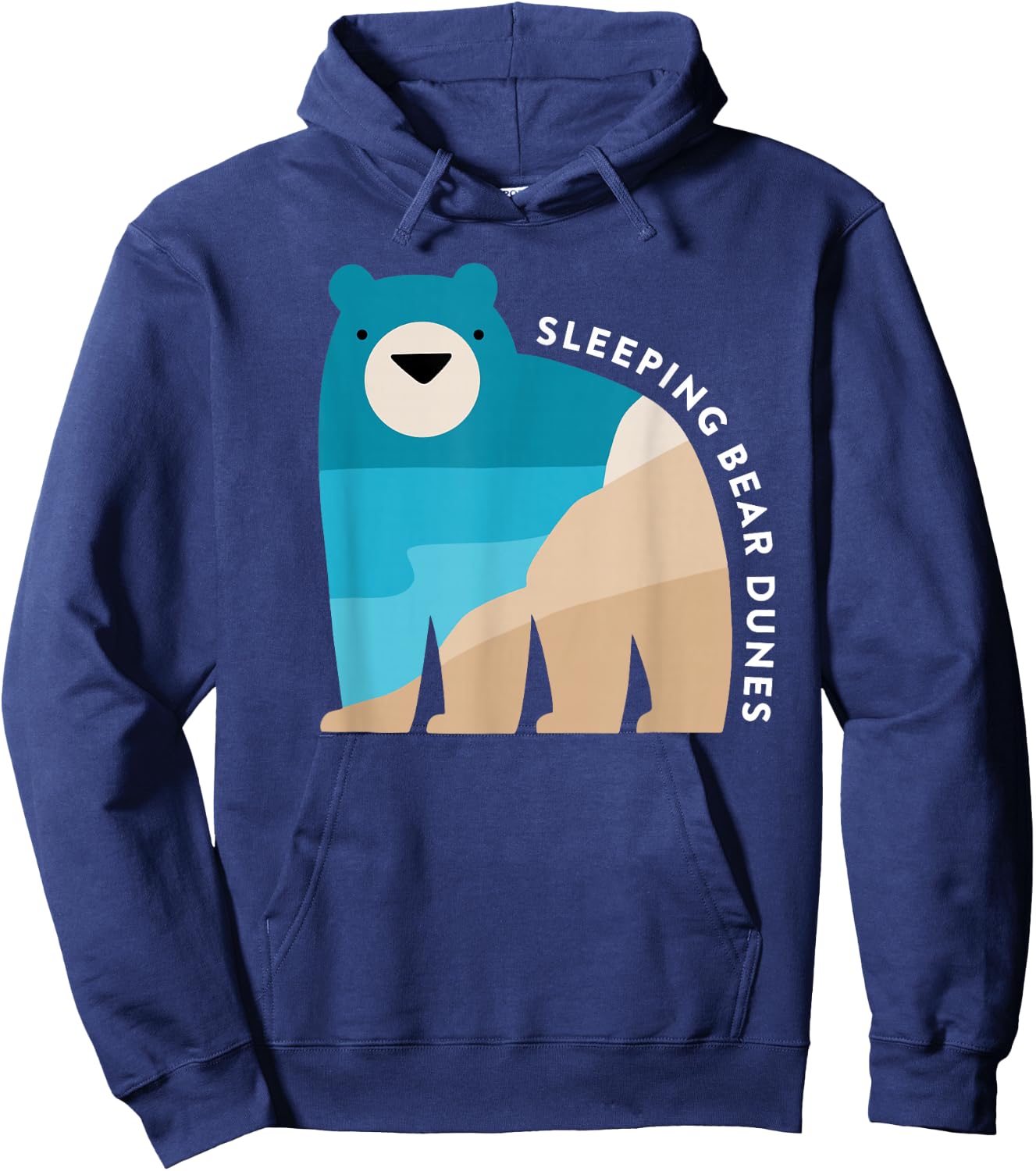 Sleeping Bear Dunes Michigan National Park Souvenir Gift Hoodie - Hoodie | Navy