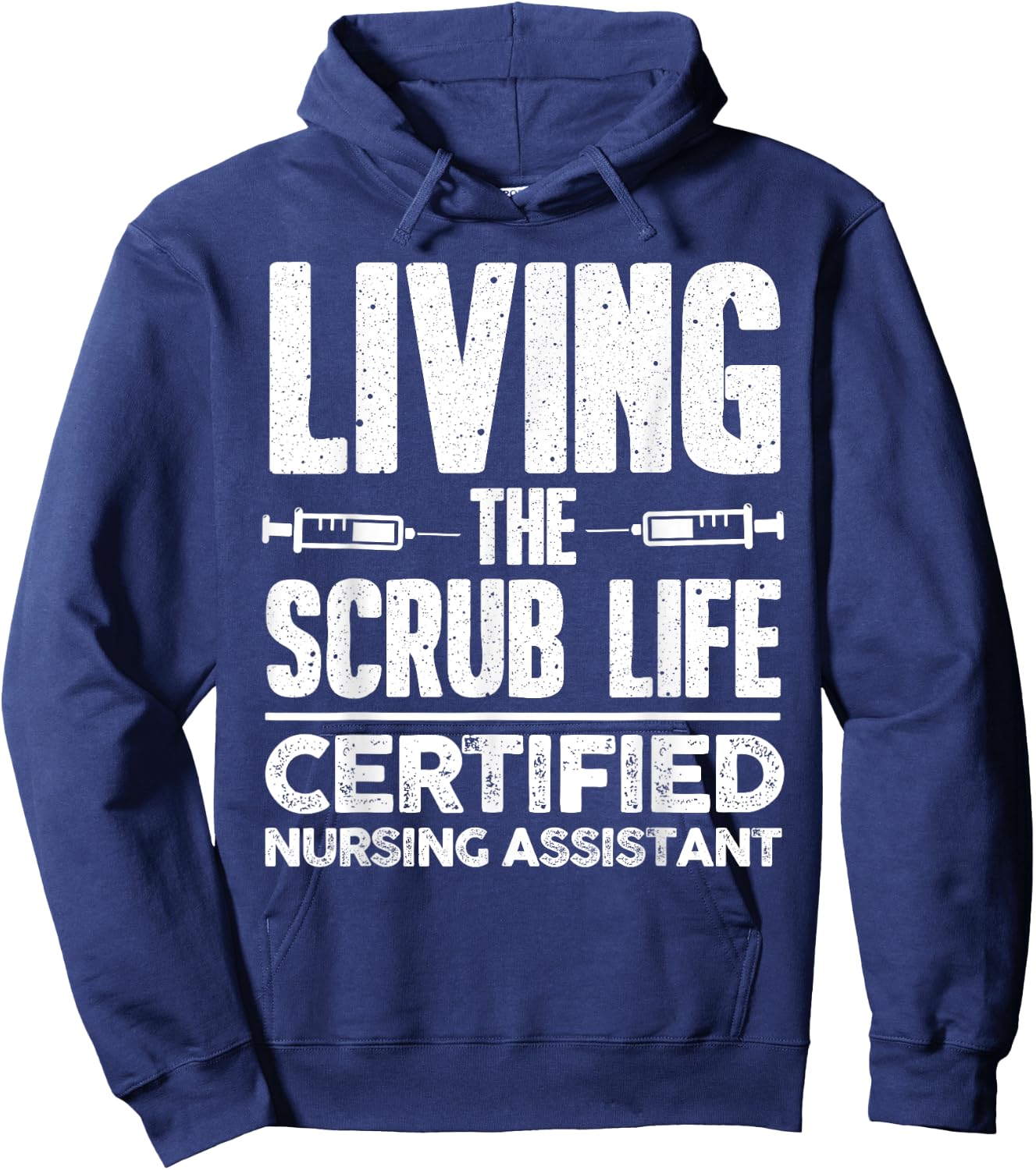 Funny Nursing Assistant Women Nursing Scrub Medical Hoodie - Hoodie | Navy