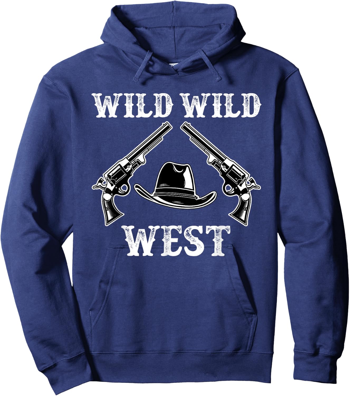 Great Cowboy Design Wild Wild West Western Country Fan Hoodie - Hoodie | Navy
