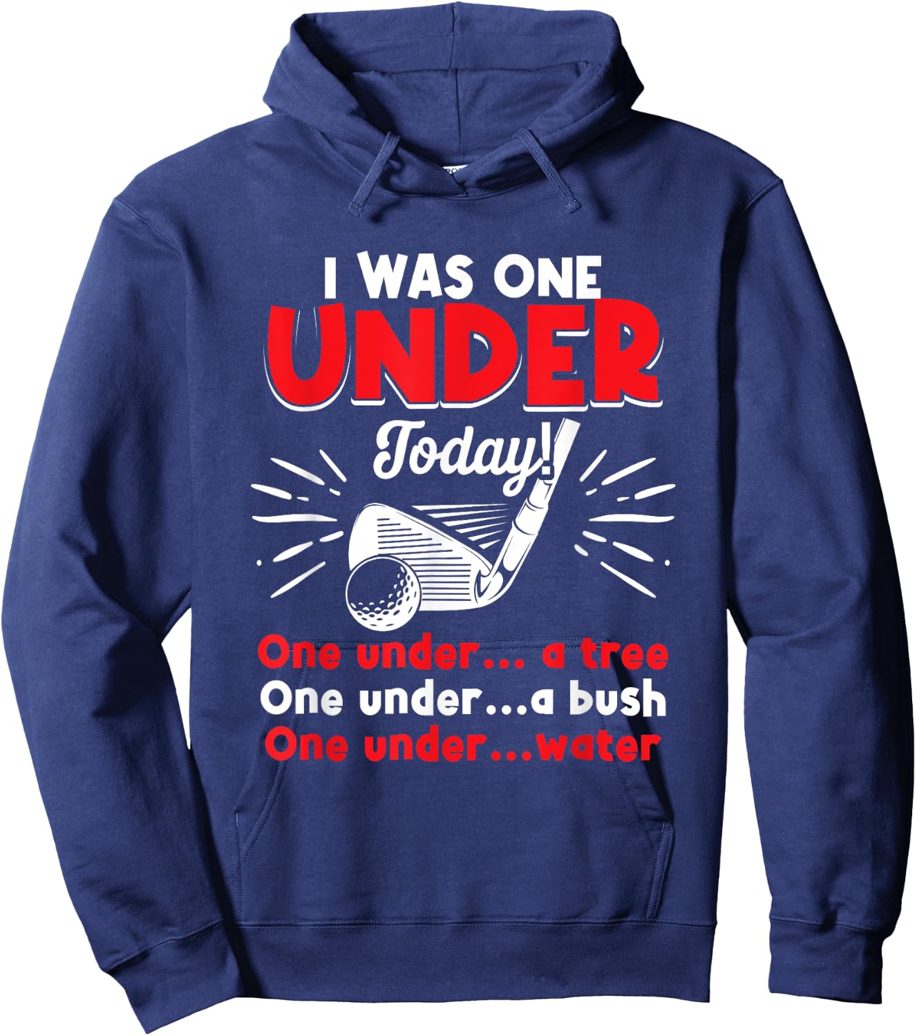 Golf Player Word Game Golf Golf Hoodie - Hoodie | Navy