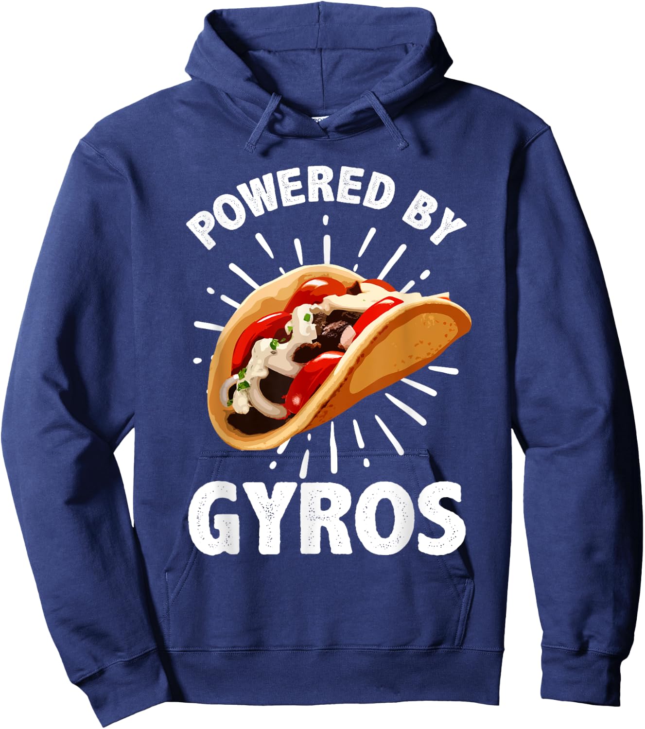 Cool Gyro Women Gyros Greek Food Kebab Meat Lovers Hoodie - Hoodie | Navy