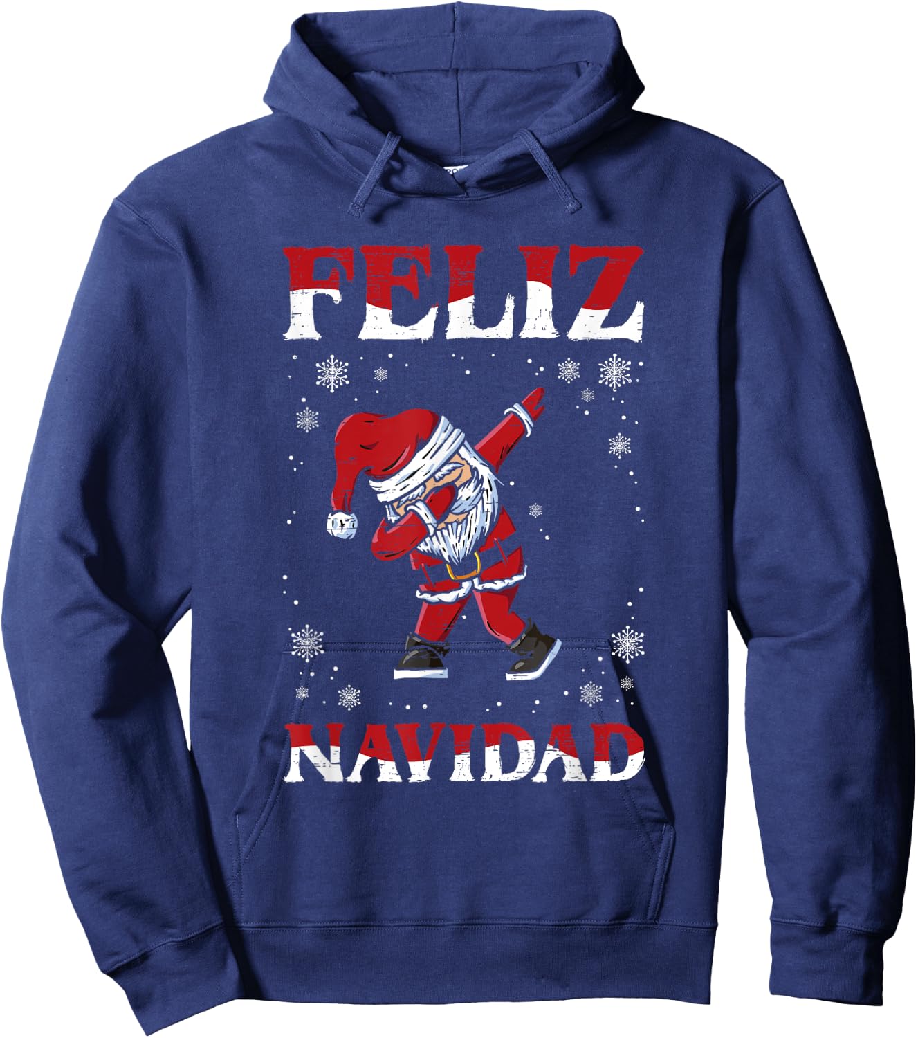 Feliz Navidad Dab Santa Claus Dabbing Christmas Time Hoodie - Hoodie | Navy