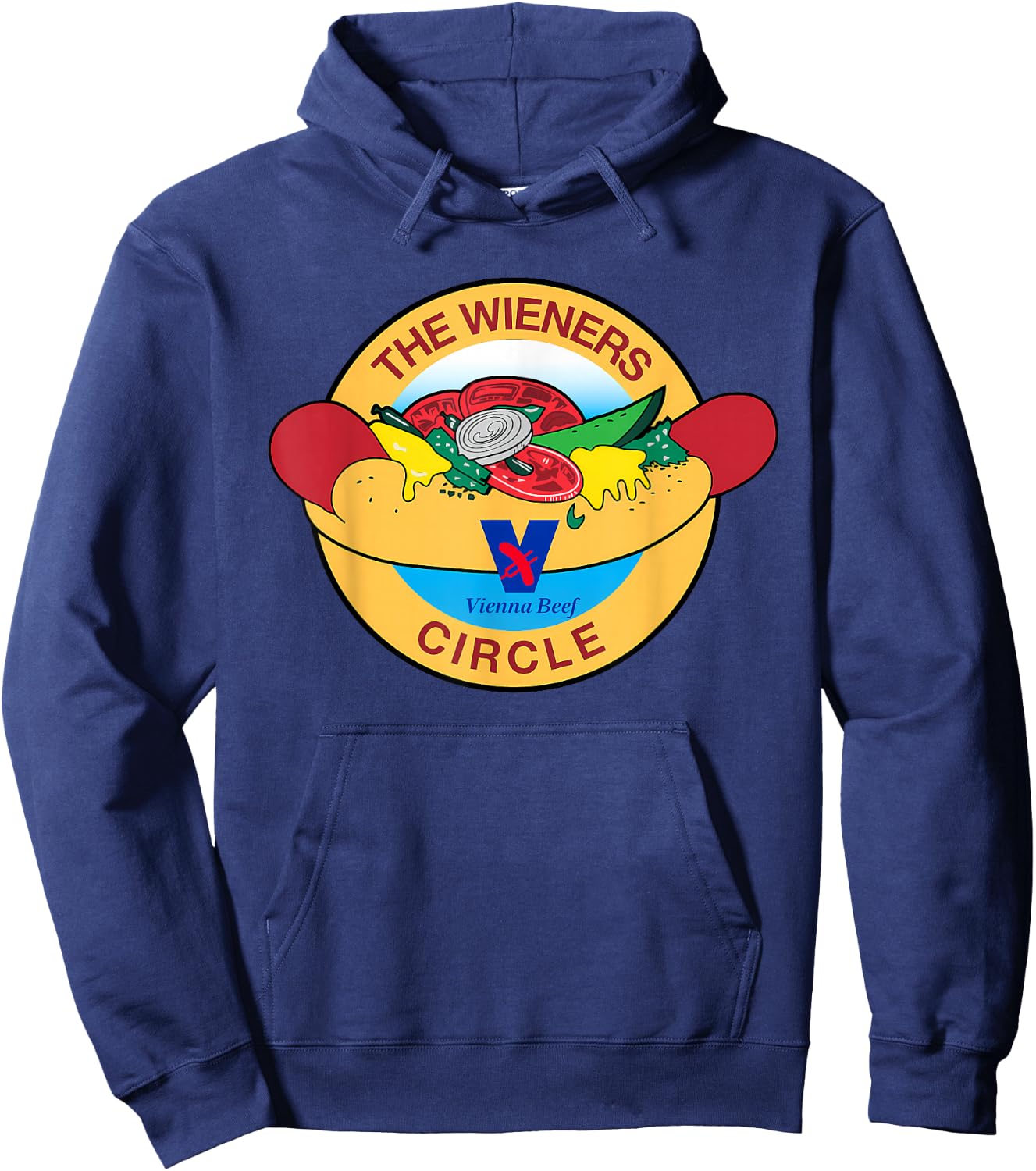 The Wieners Vienna Beef Circle Apparel Hoodie - Hoodie | Navy