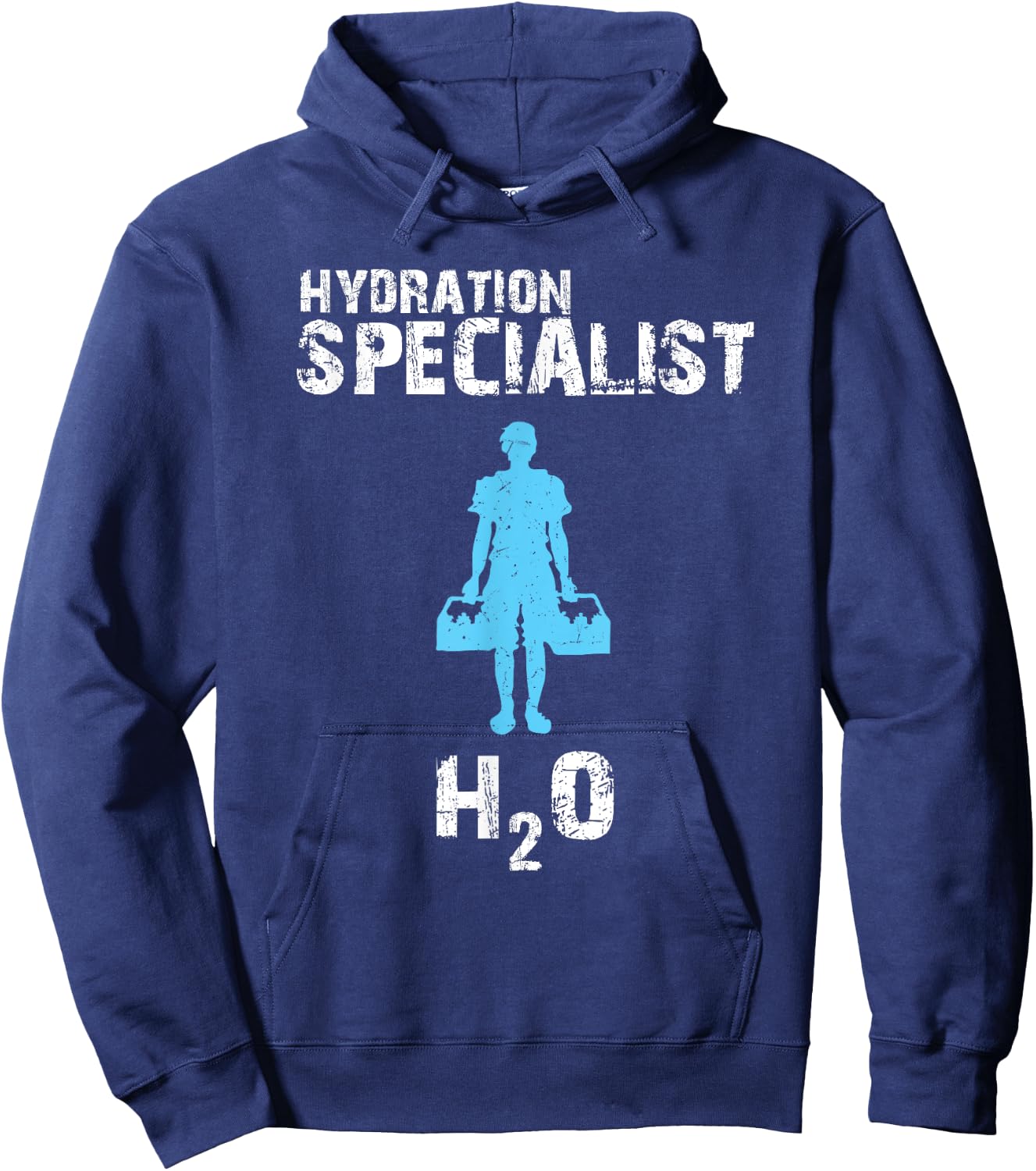 Hydration Specialist Team Manager Football Hydrated Waterboy Hoodie - Hoodie | Navy