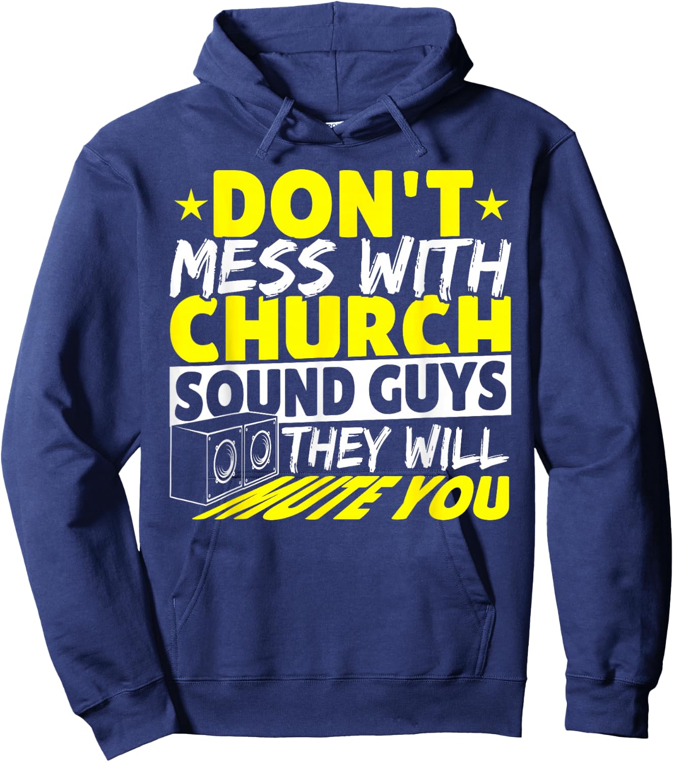 Music Studio Sound Guy Audio Tech Church Sound Team Shirt Hoodie - Hoodie | Navy