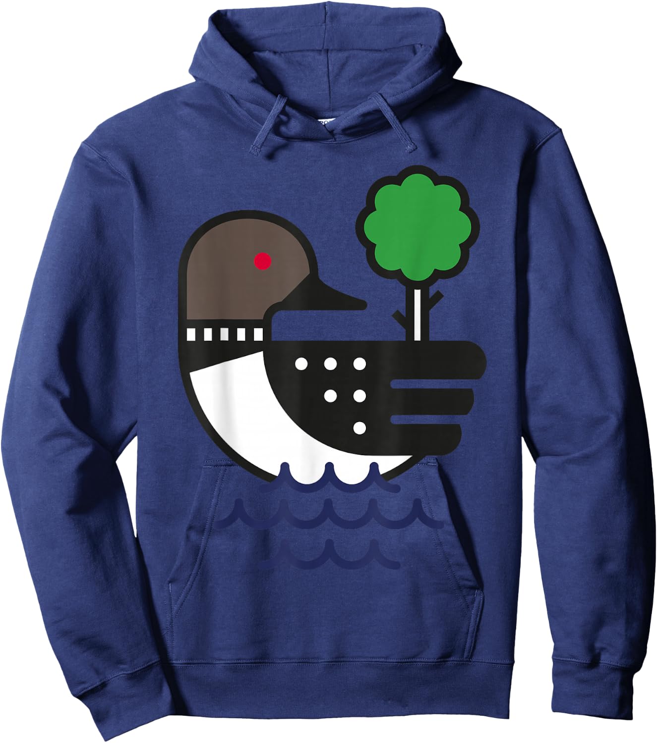 Minnesota Loon Vintage Hoodie - Hoodie | Navy